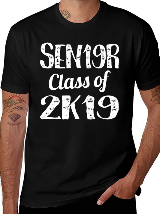 Senior Class of 2K19 Black T-Shirt