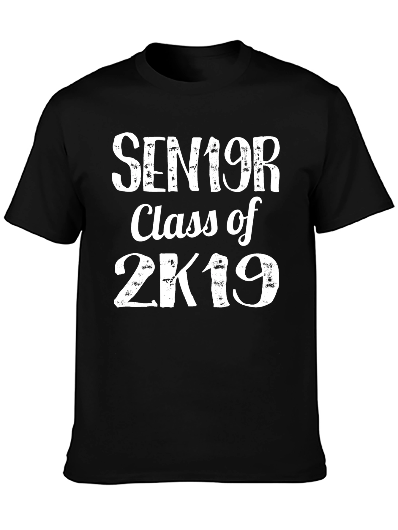 Senior Class of 2K19 Black T-Shirt