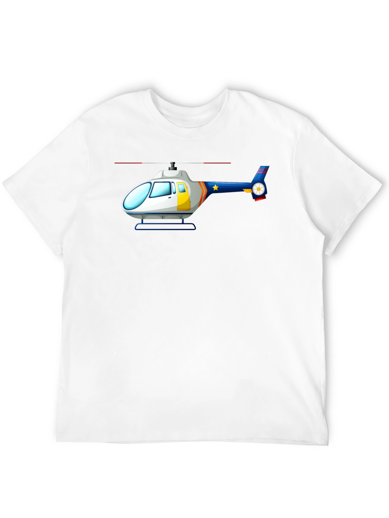 Helicopter Graphic Tee - Cool & Casual