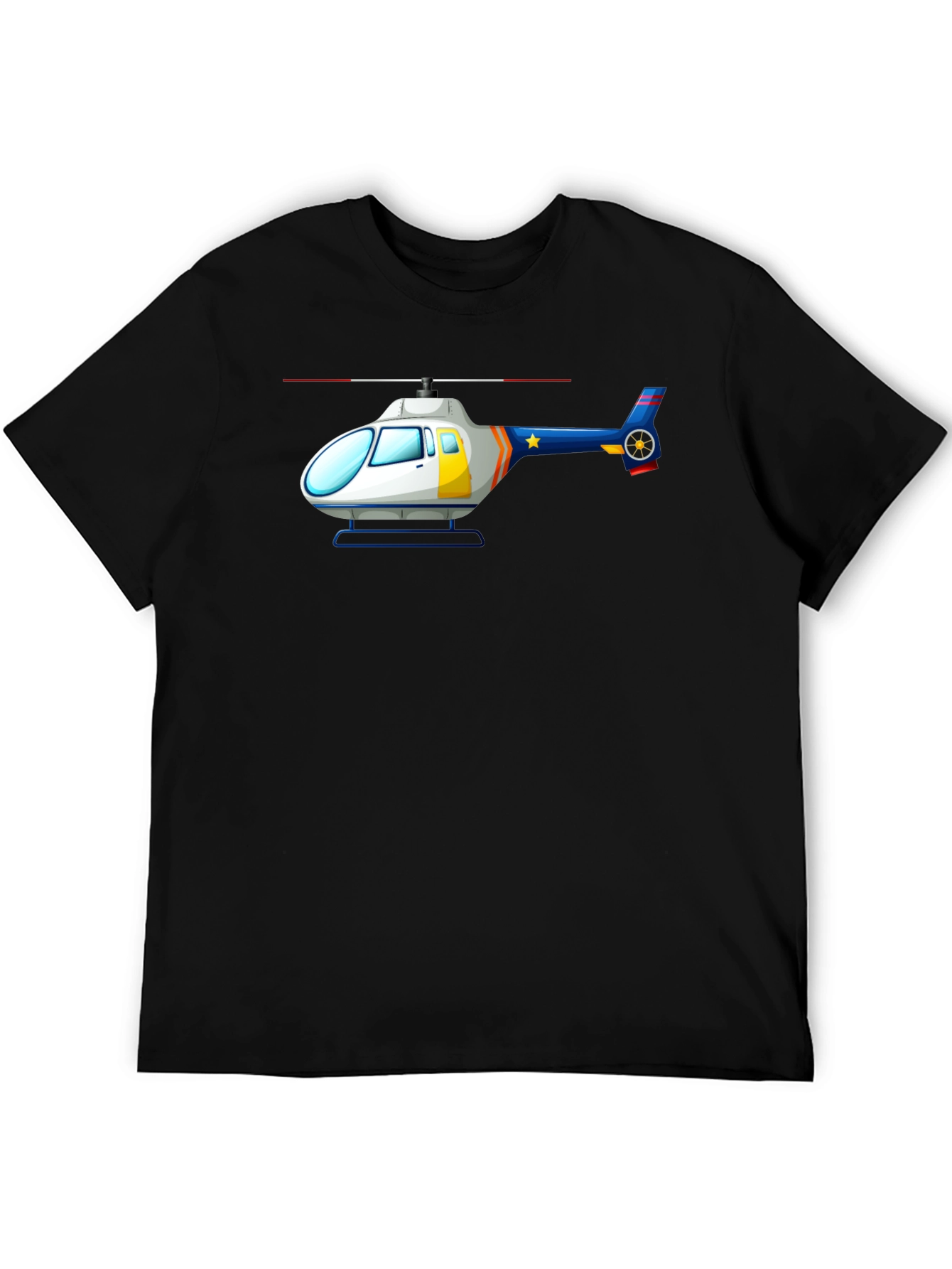 Helicopter Graphic Tee - Cool & Casual