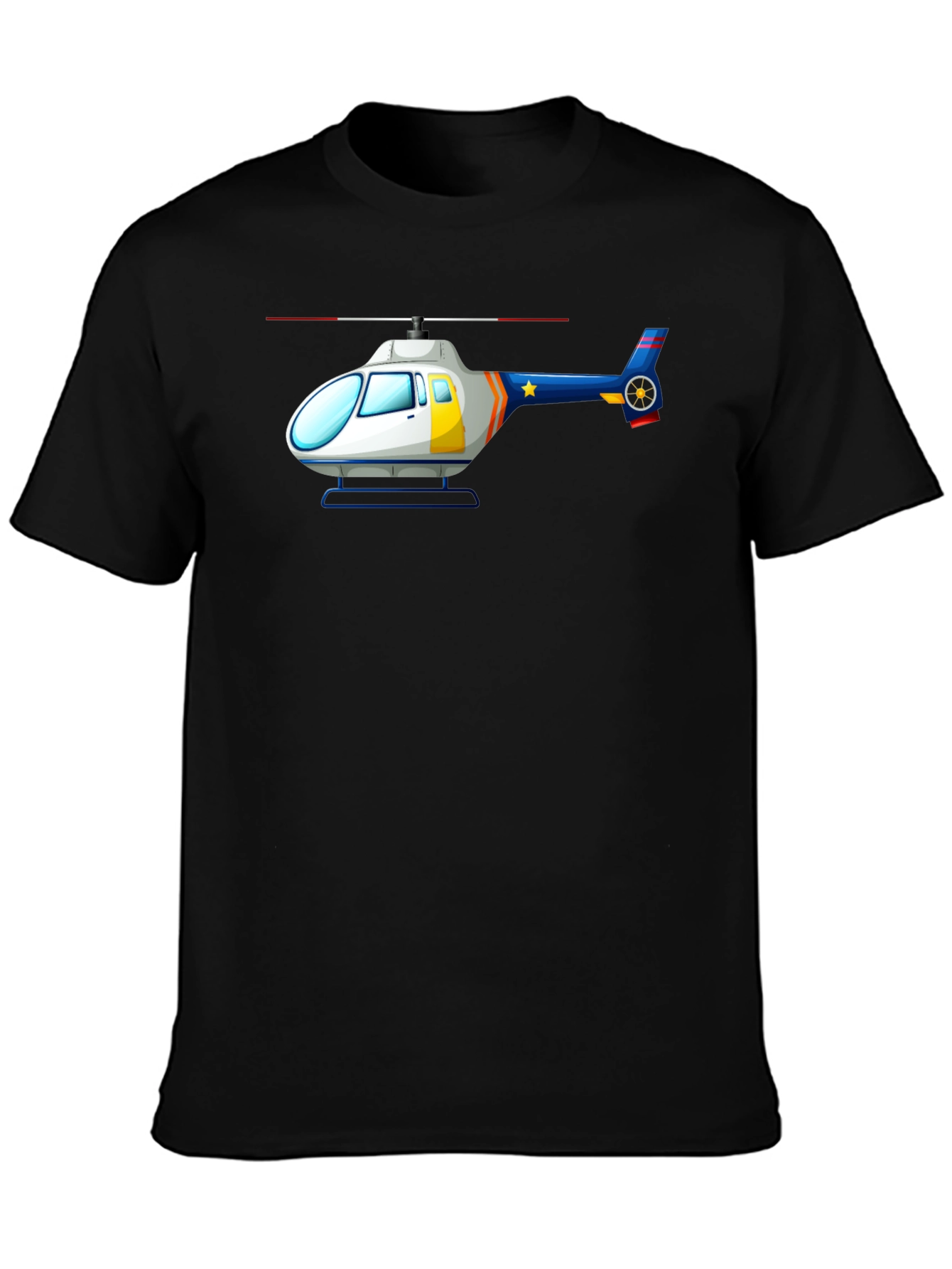 Helicopter Graphic Tee - Cool & Casual