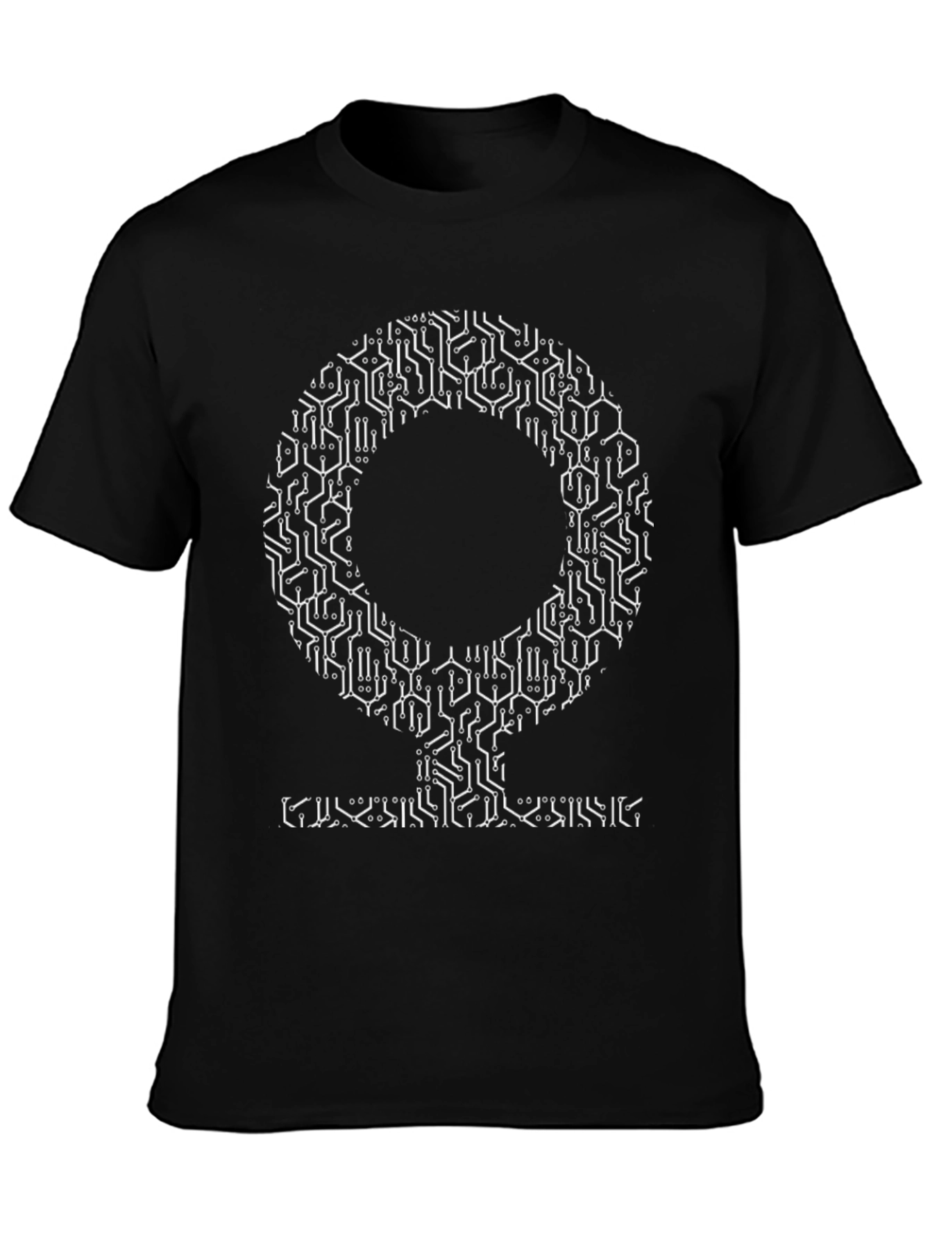 Circuit Symbol Black T-Shirt