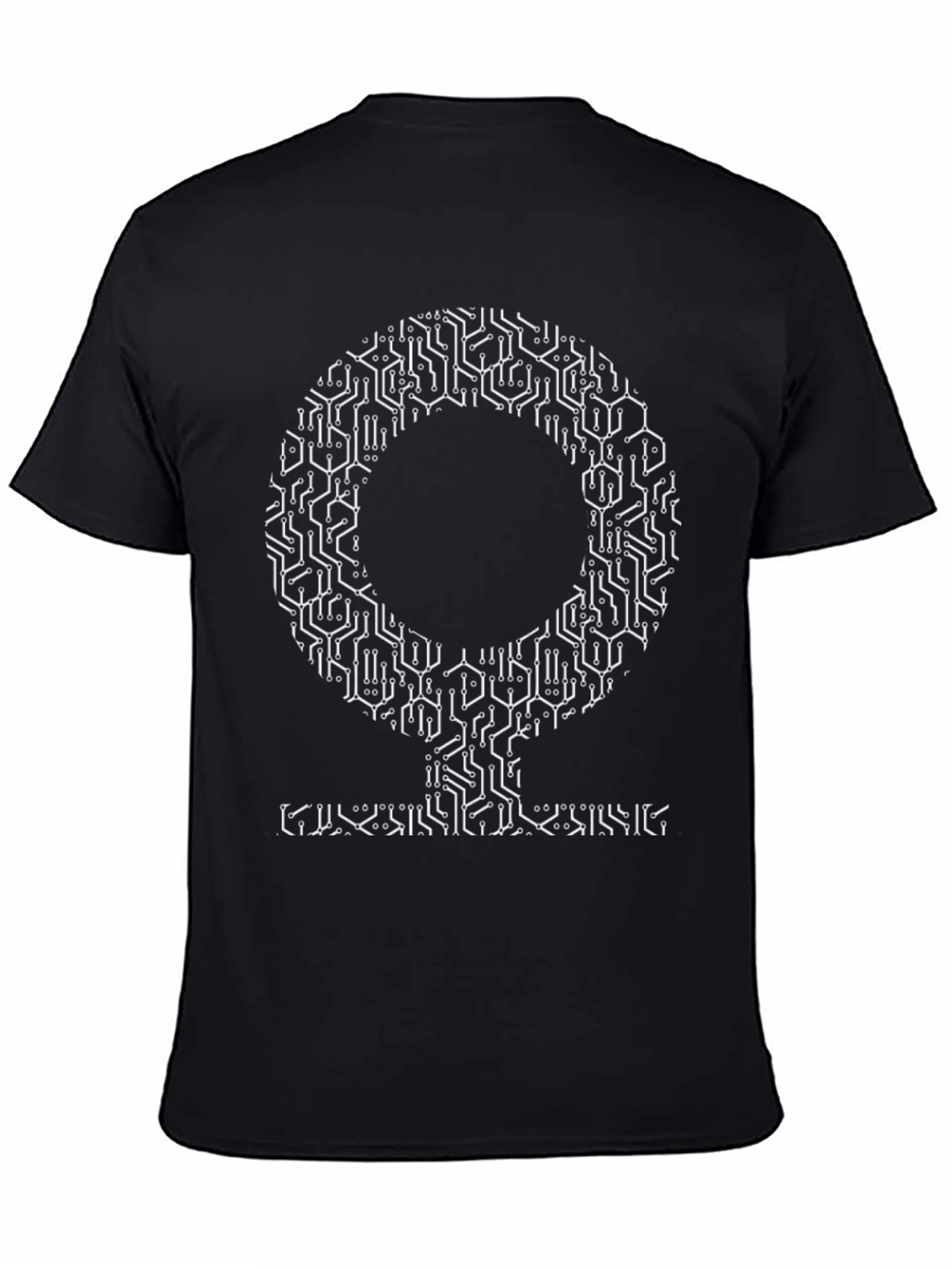 Circuit Symbol Black T-Shirt