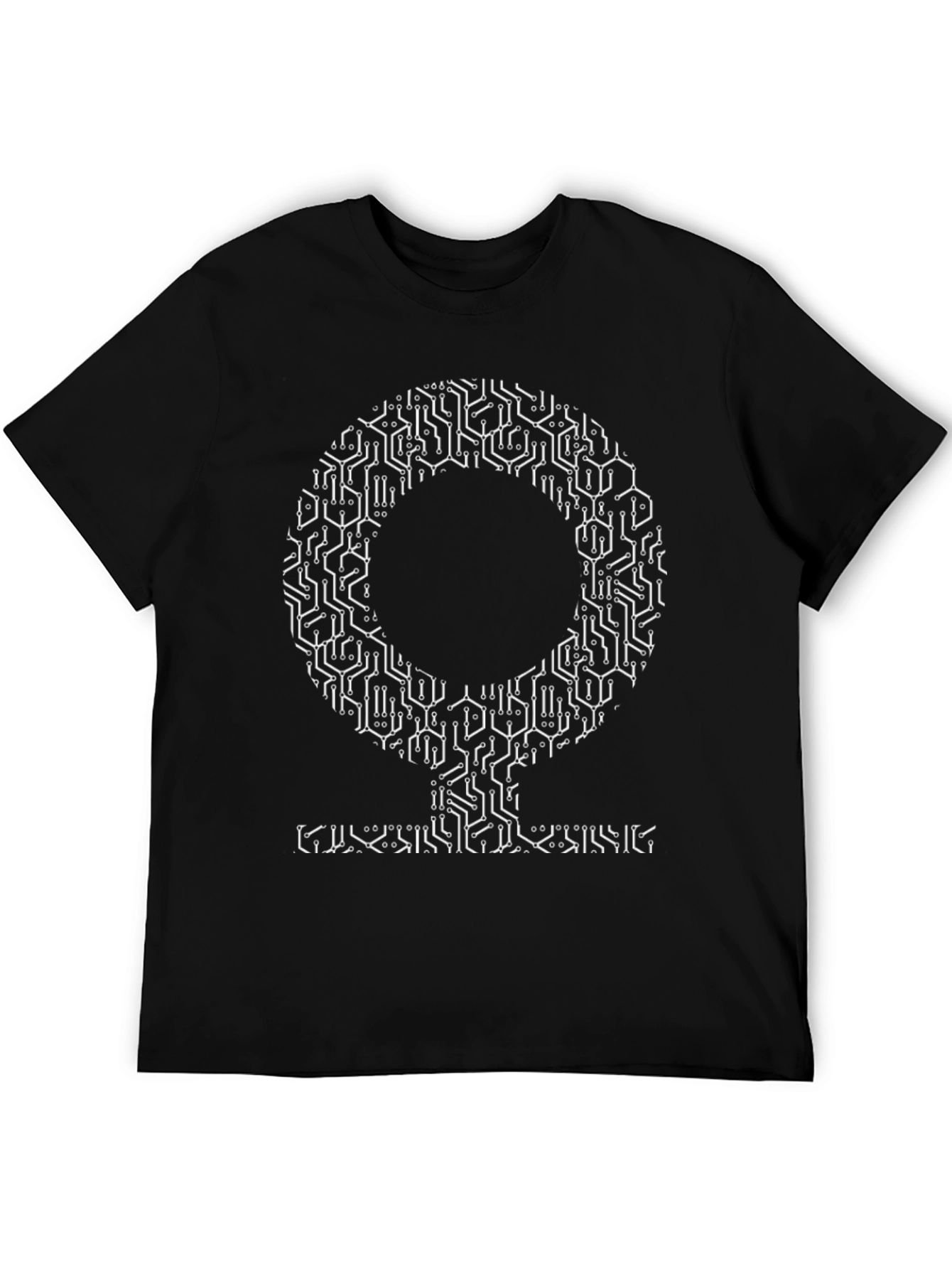 Circuit Symbol Black T-Shirt