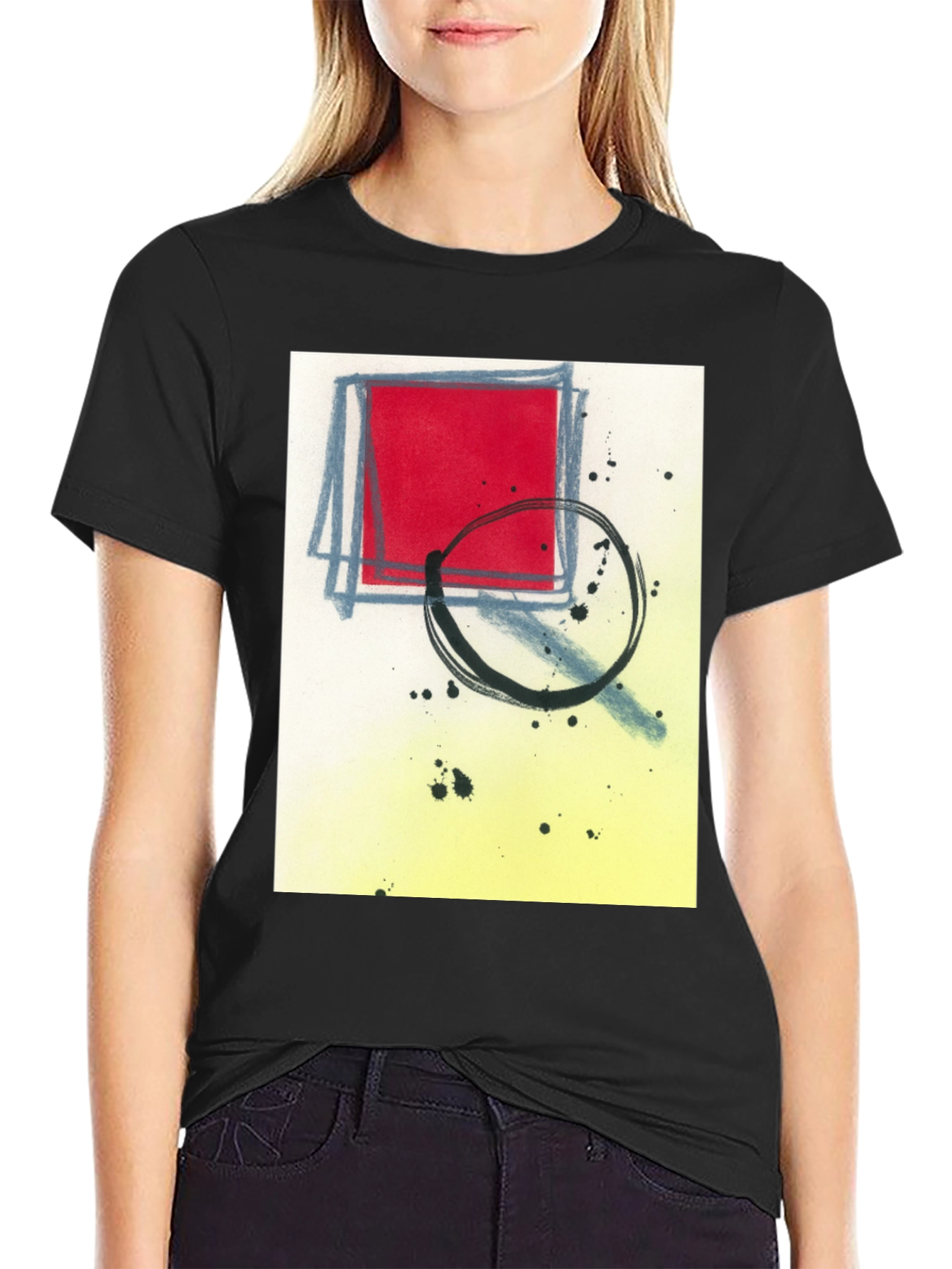 Abstract Graphic T-Shirt - Modern Art Tee