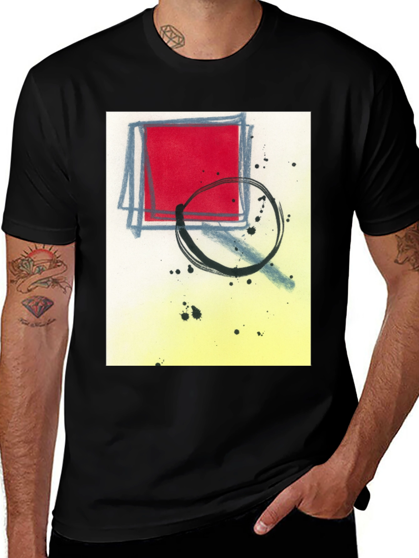 Abstract Graphic T-Shirt - Modern Art Tee