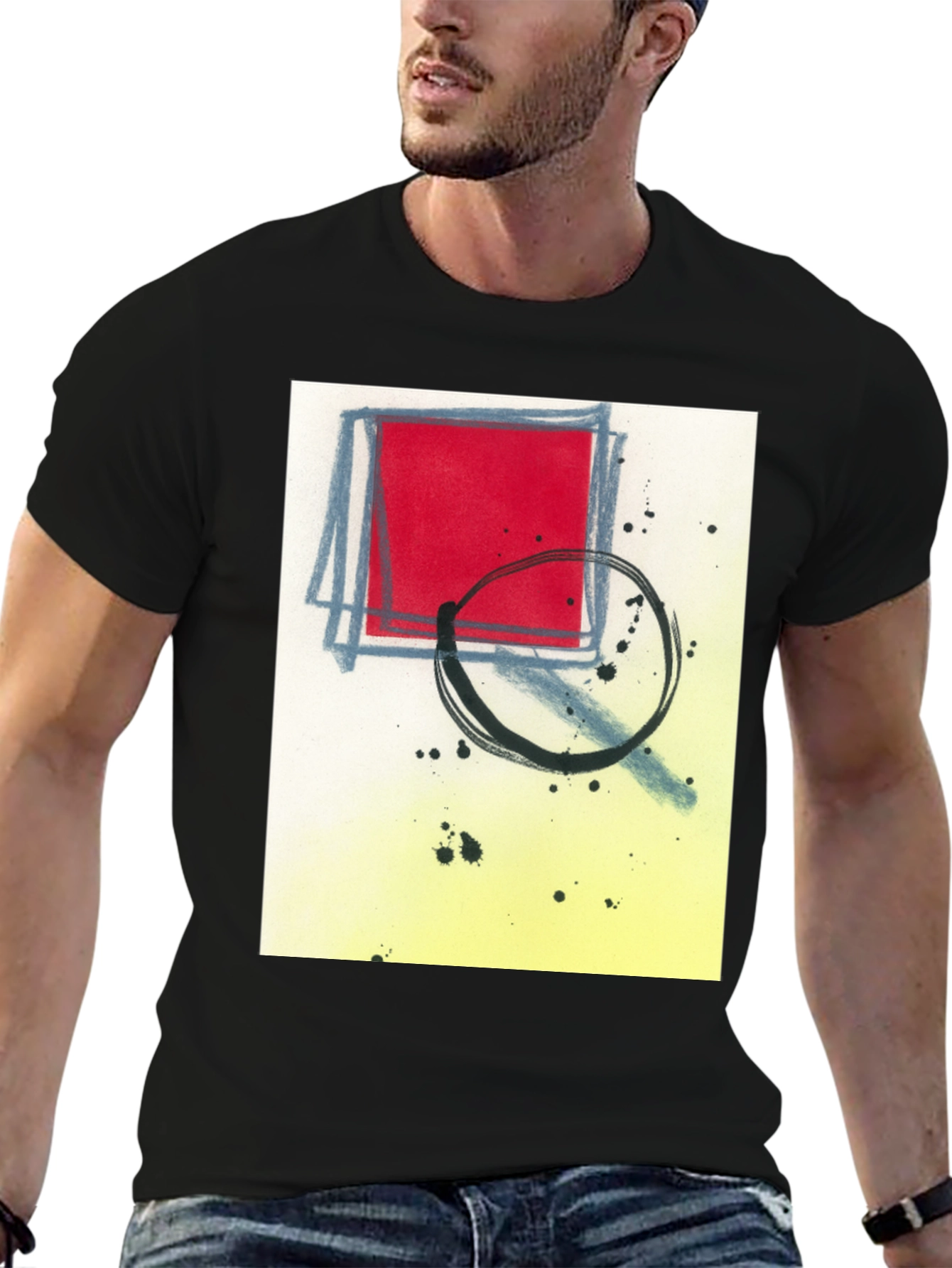 Abstract Graphic T-Shirt - Modern Art Tee