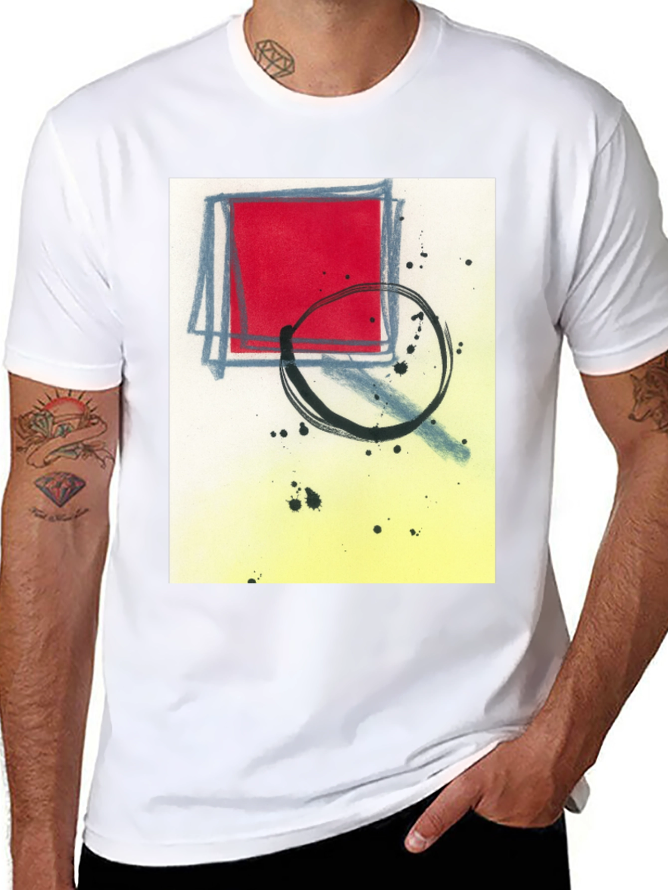 Abstract Graphic T-Shirt - Modern Art Tee