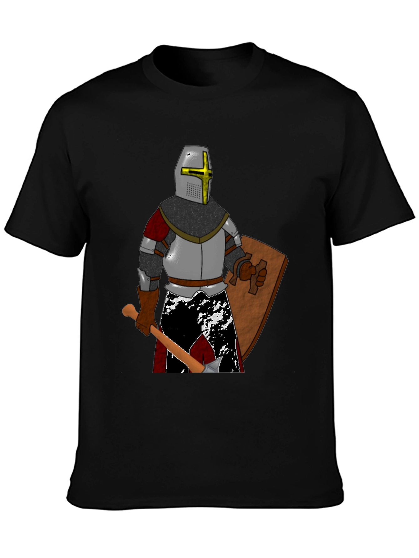 Crusader Knight Graphic T-Shirt