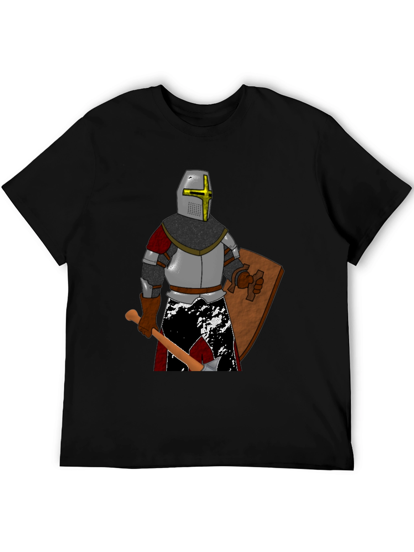 Crusader Knight Graphic T-Shirt