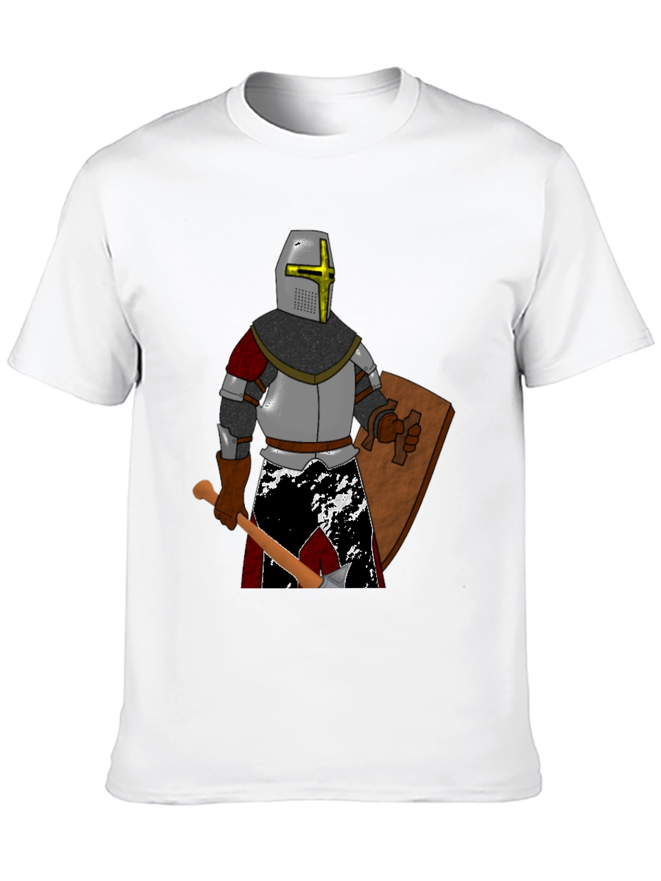 Crusader Knight Graphic T-Shirt