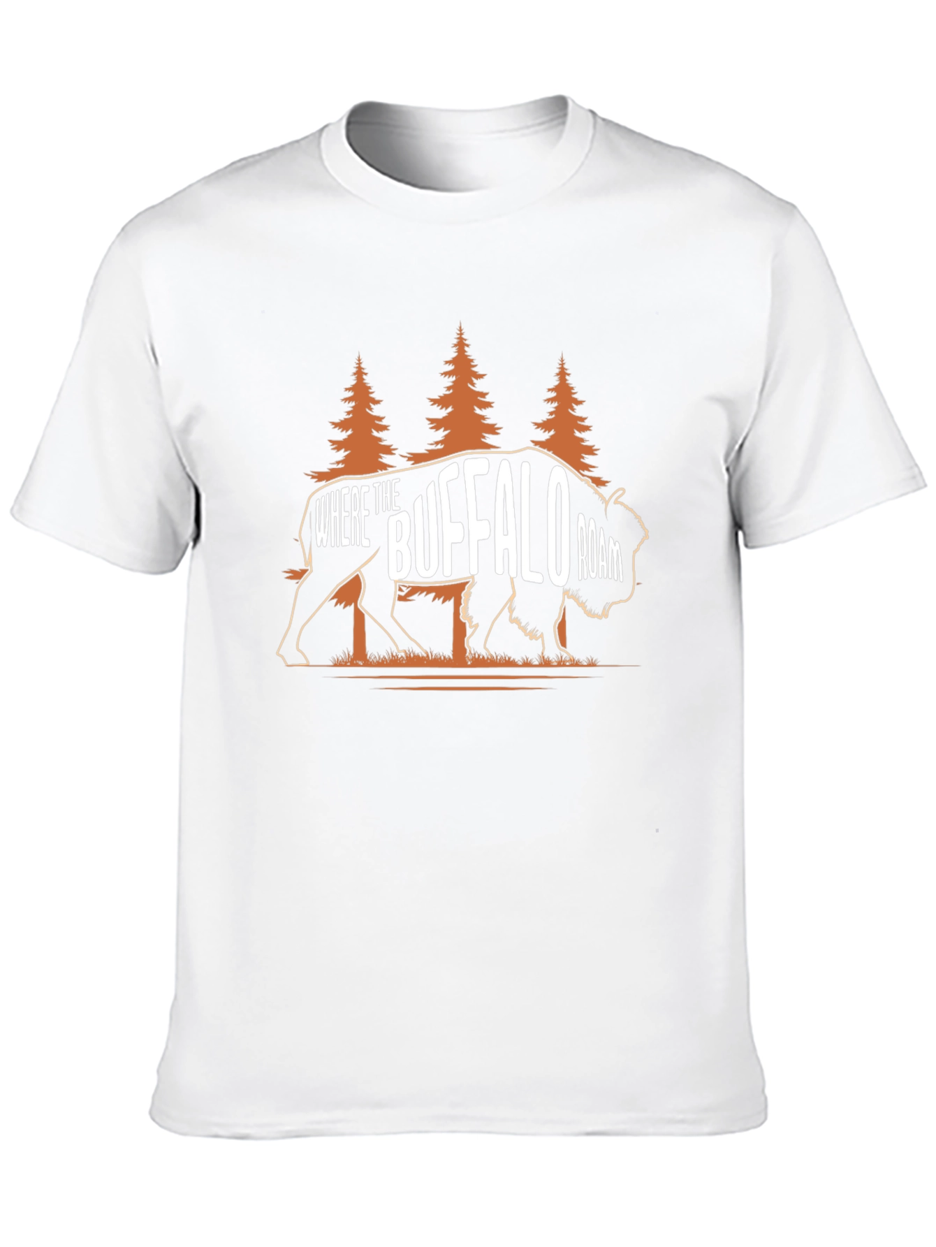 Where the Buffalo Roam Graphic Tee - Black