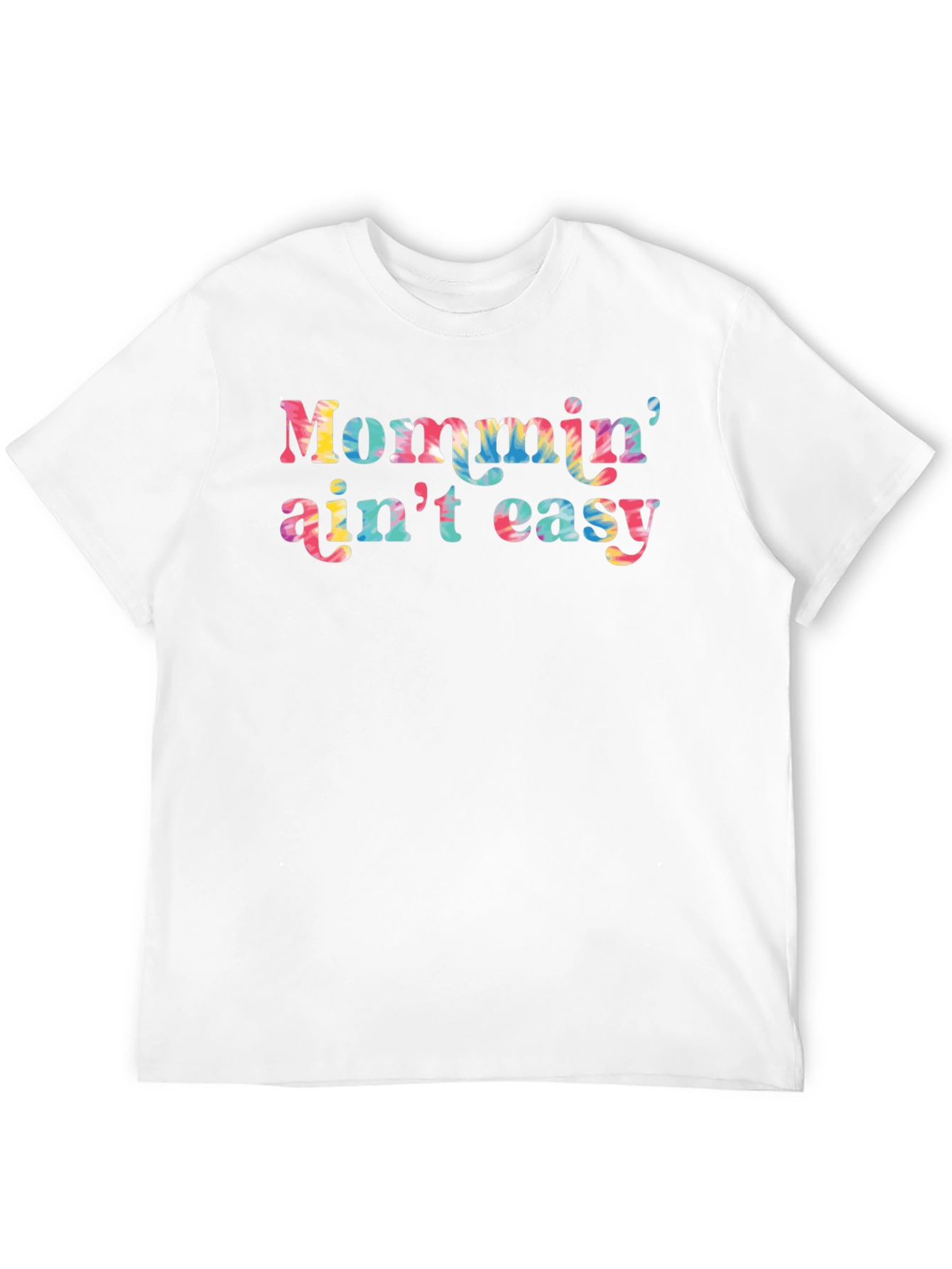 Mommin Aint Easy Graphic Tee - Black Casual T-Shirt