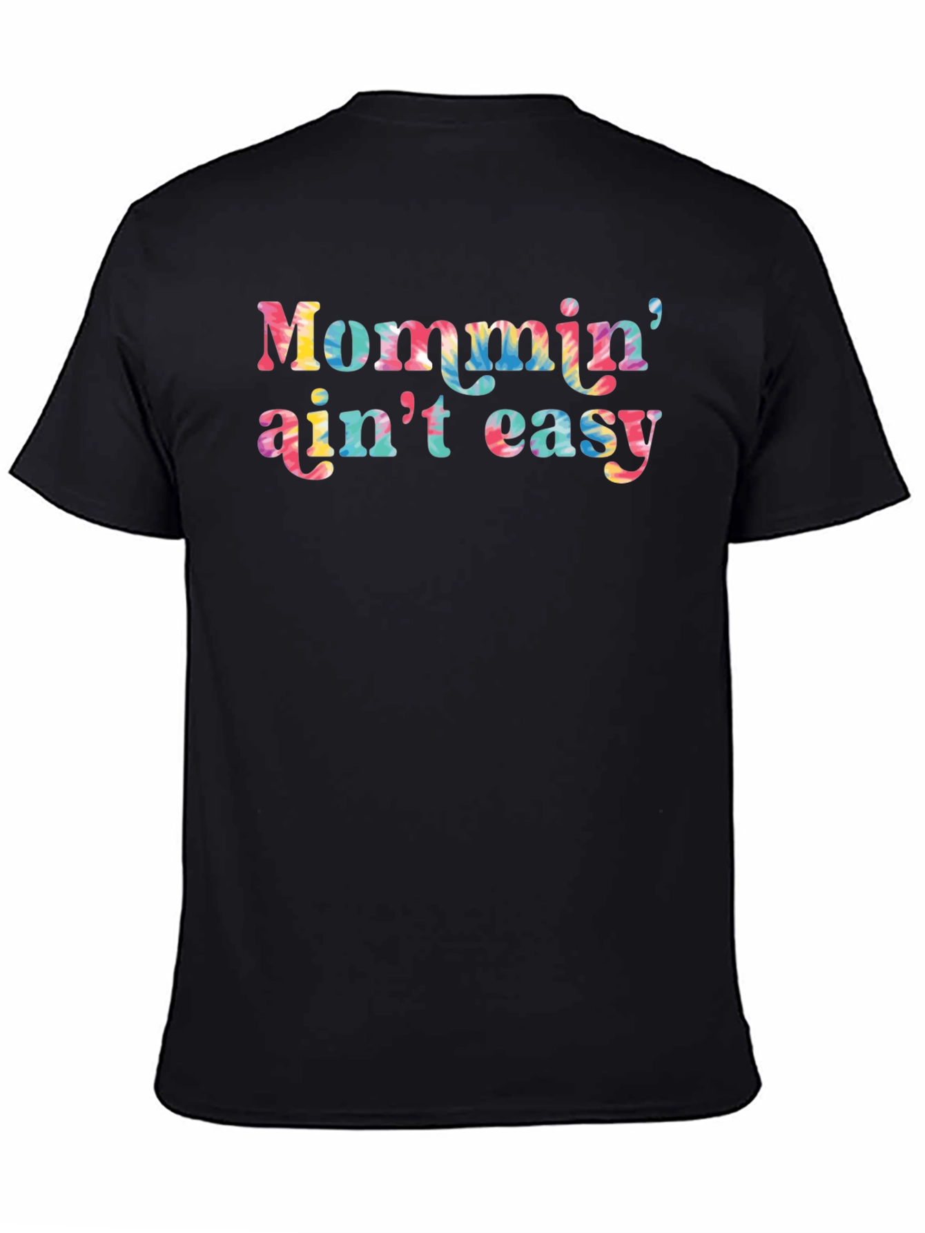 Mommin Aint Easy Graphic Tee - Black Casual T-Shirt
