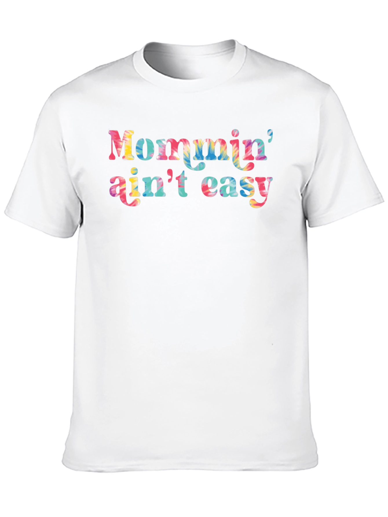 Mommin Aint Easy Graphic Tee - Black Casual T-Shirt