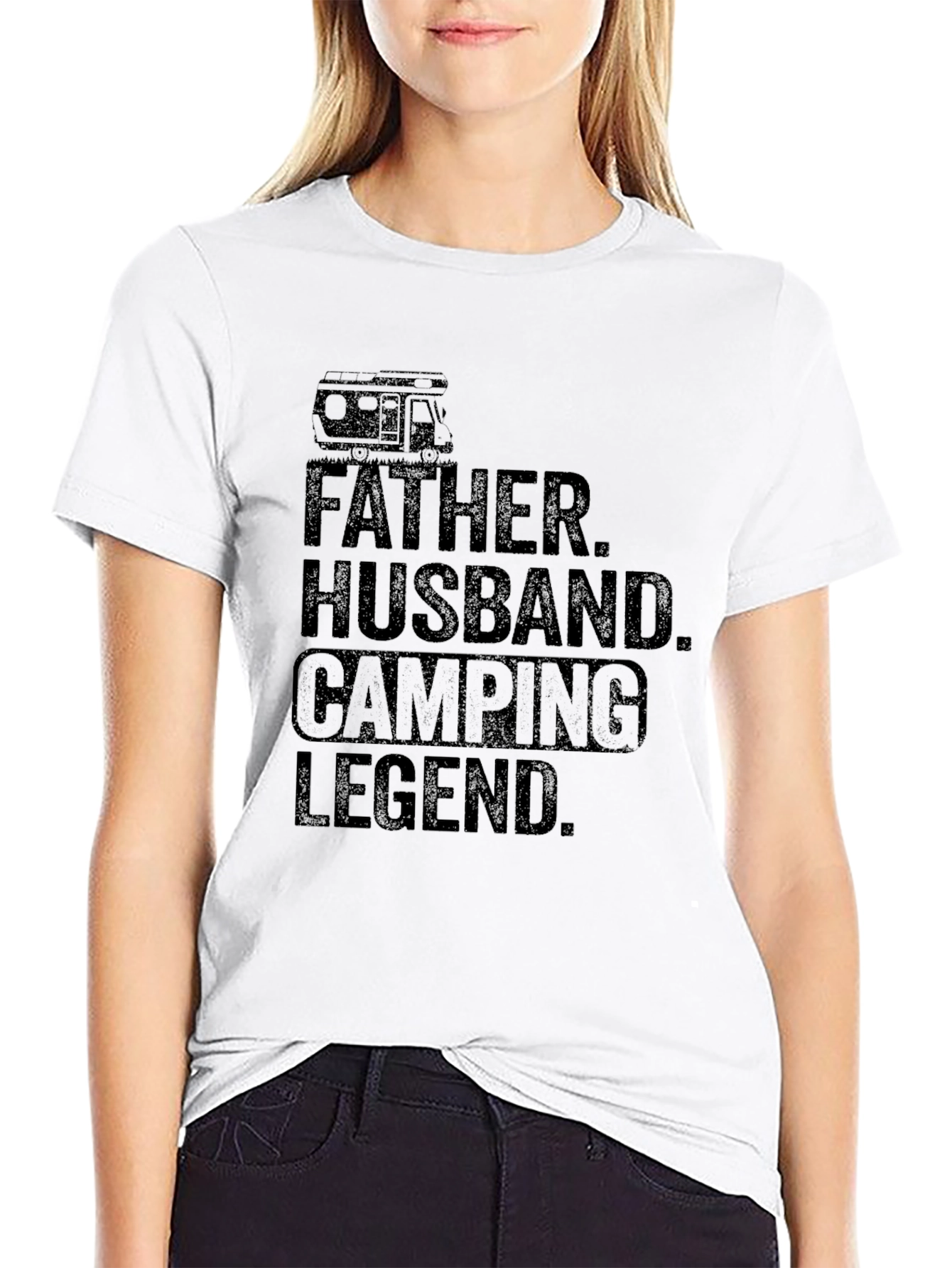 Father Husband Camping Legend T-Shirt
