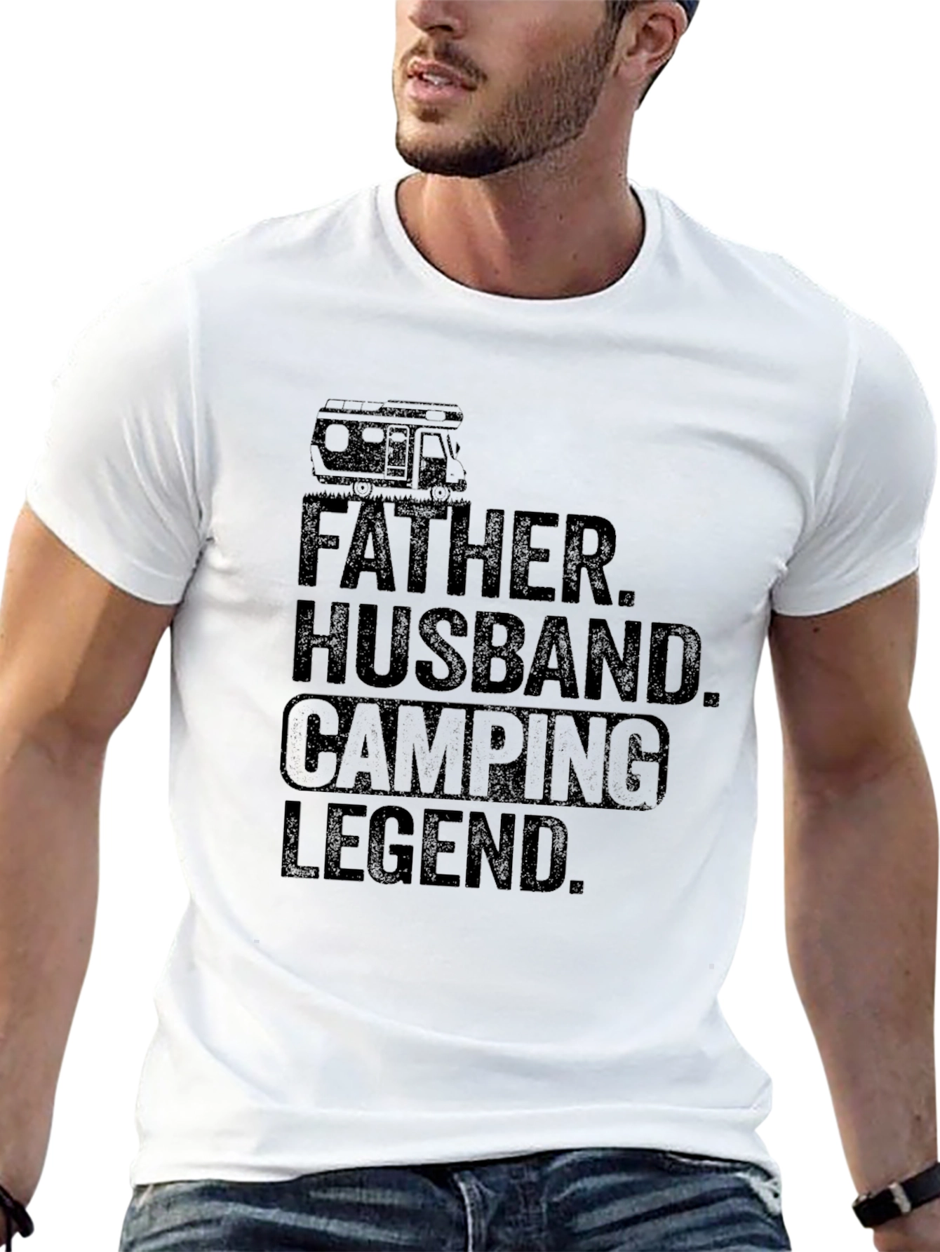 Father Husband Camping Legend T-Shirt