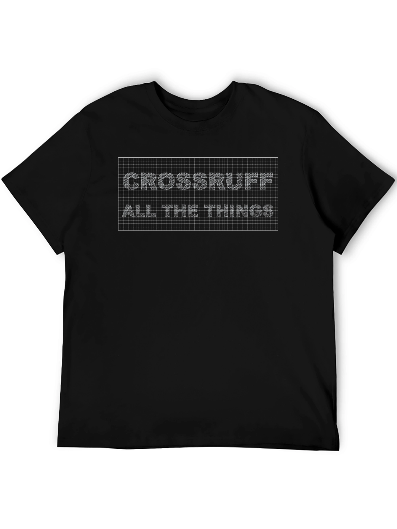 Crossruff All The Things Tee - Black Crew Neck