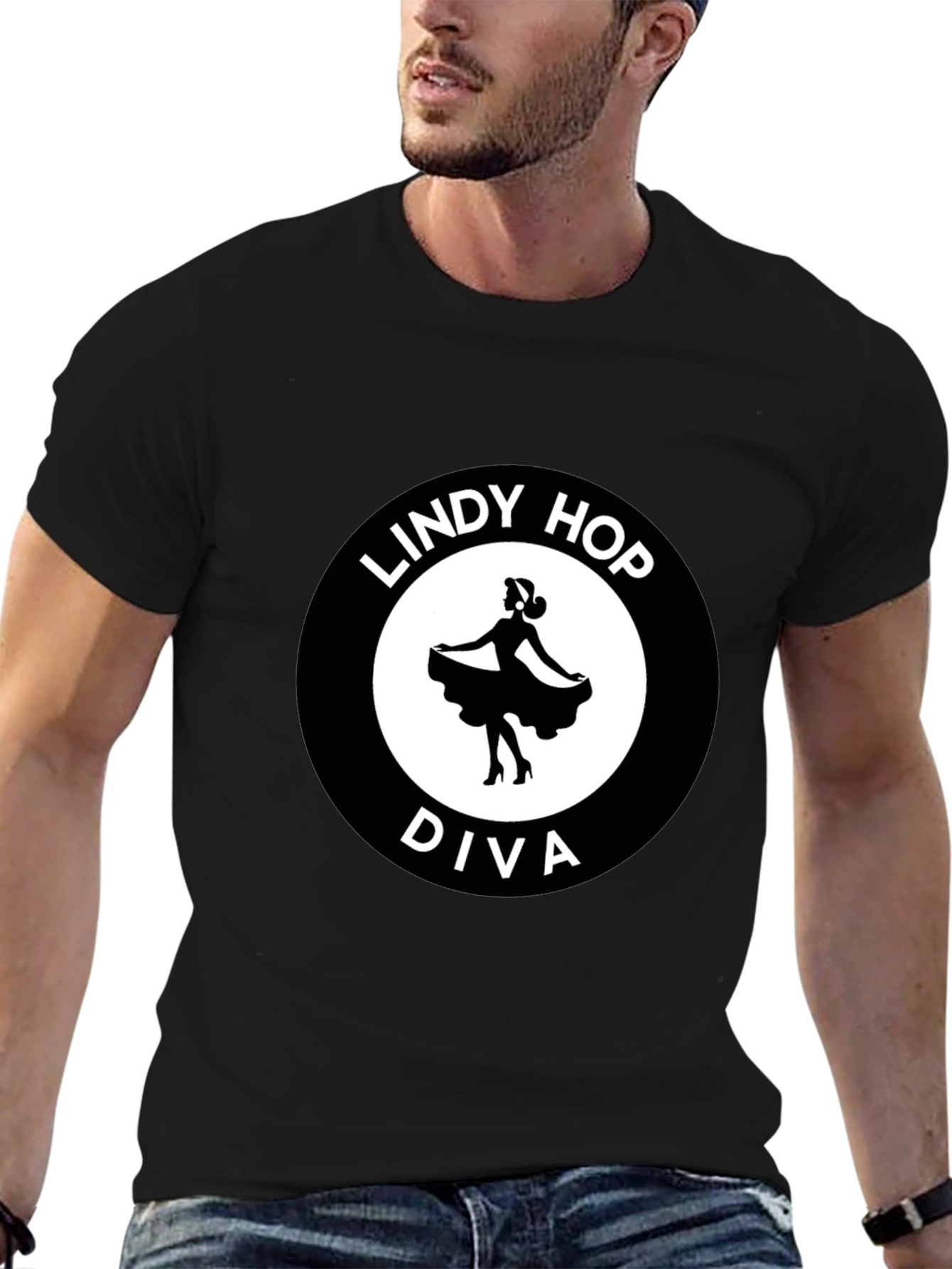 Lindy Hop Diva T-Shirt - Retro Dance Tee