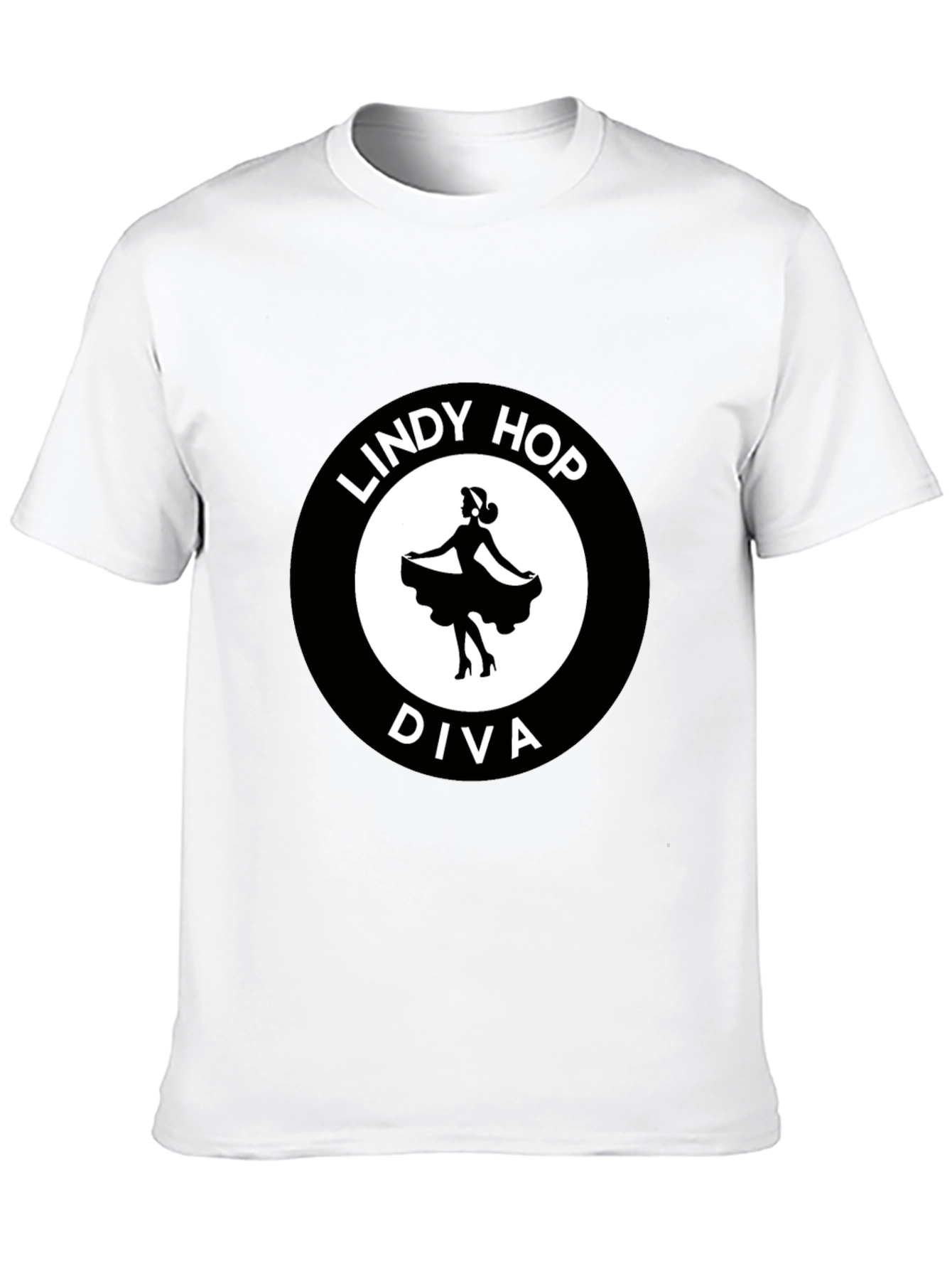 Lindy Hop Diva T-Shirt - Retro Dance Tee