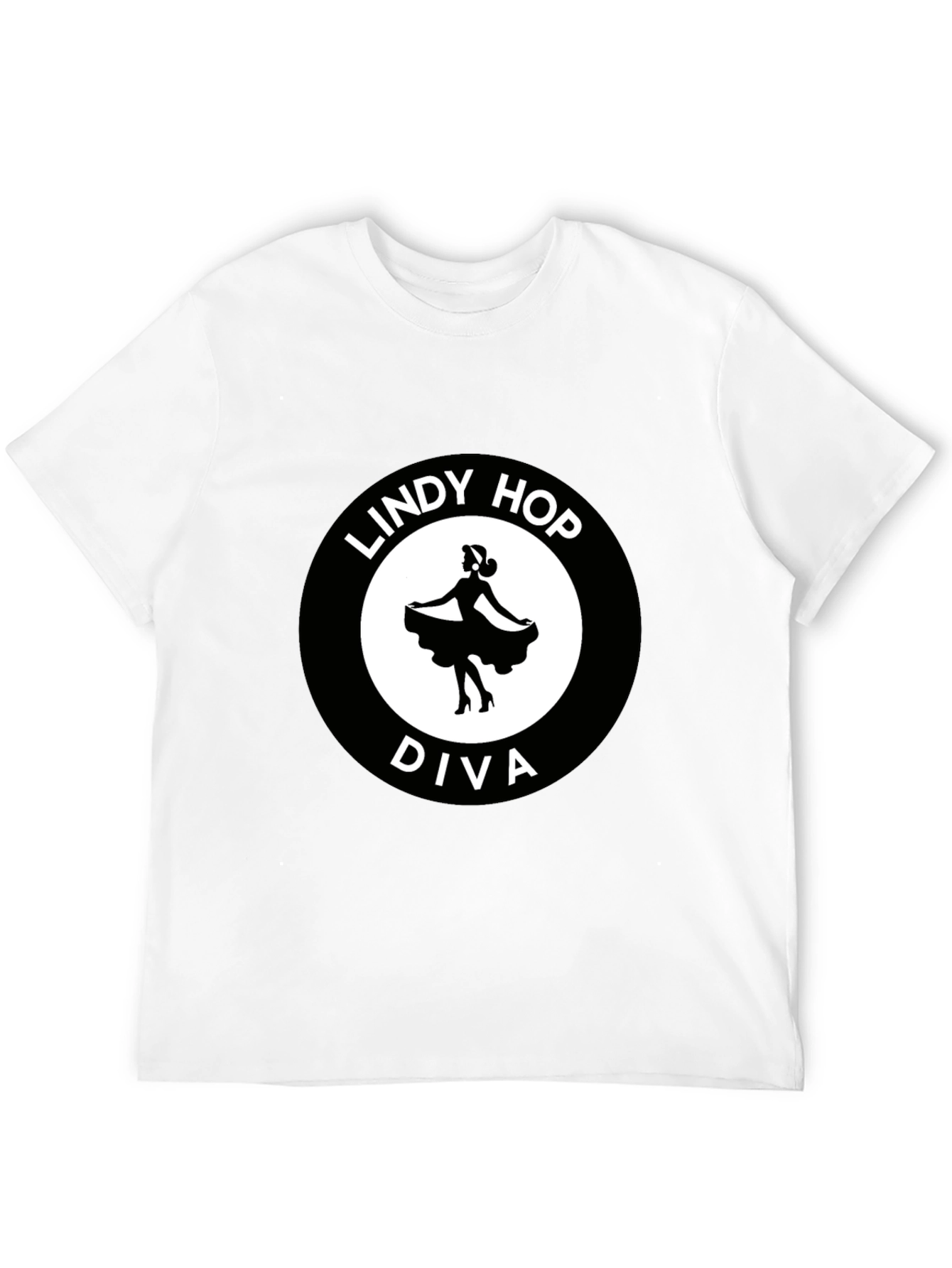 Lindy Hop Diva T-Shirt - Retro Dance Tee