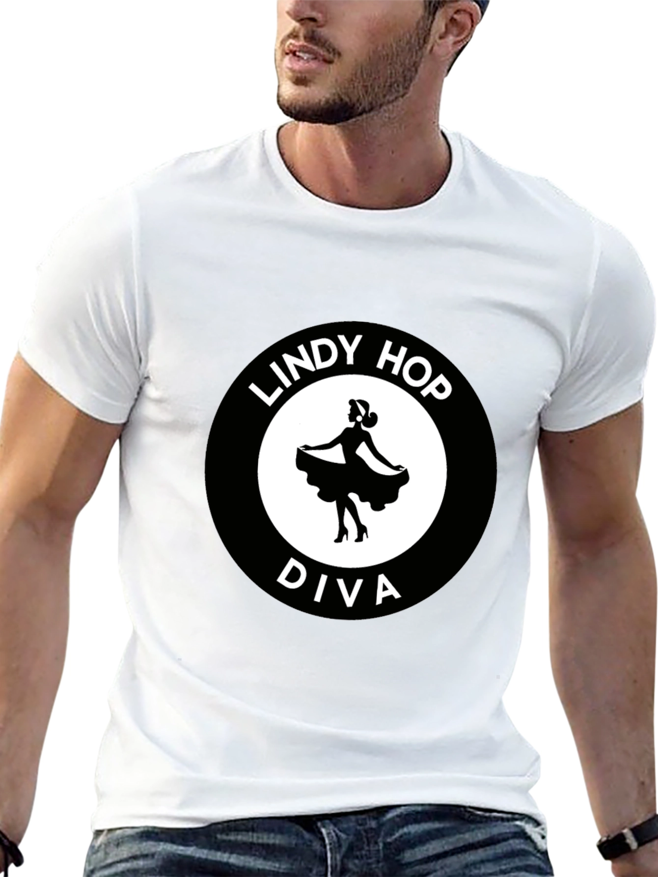 Lindy Hop Diva T-Shirt - Retro Dance Tee