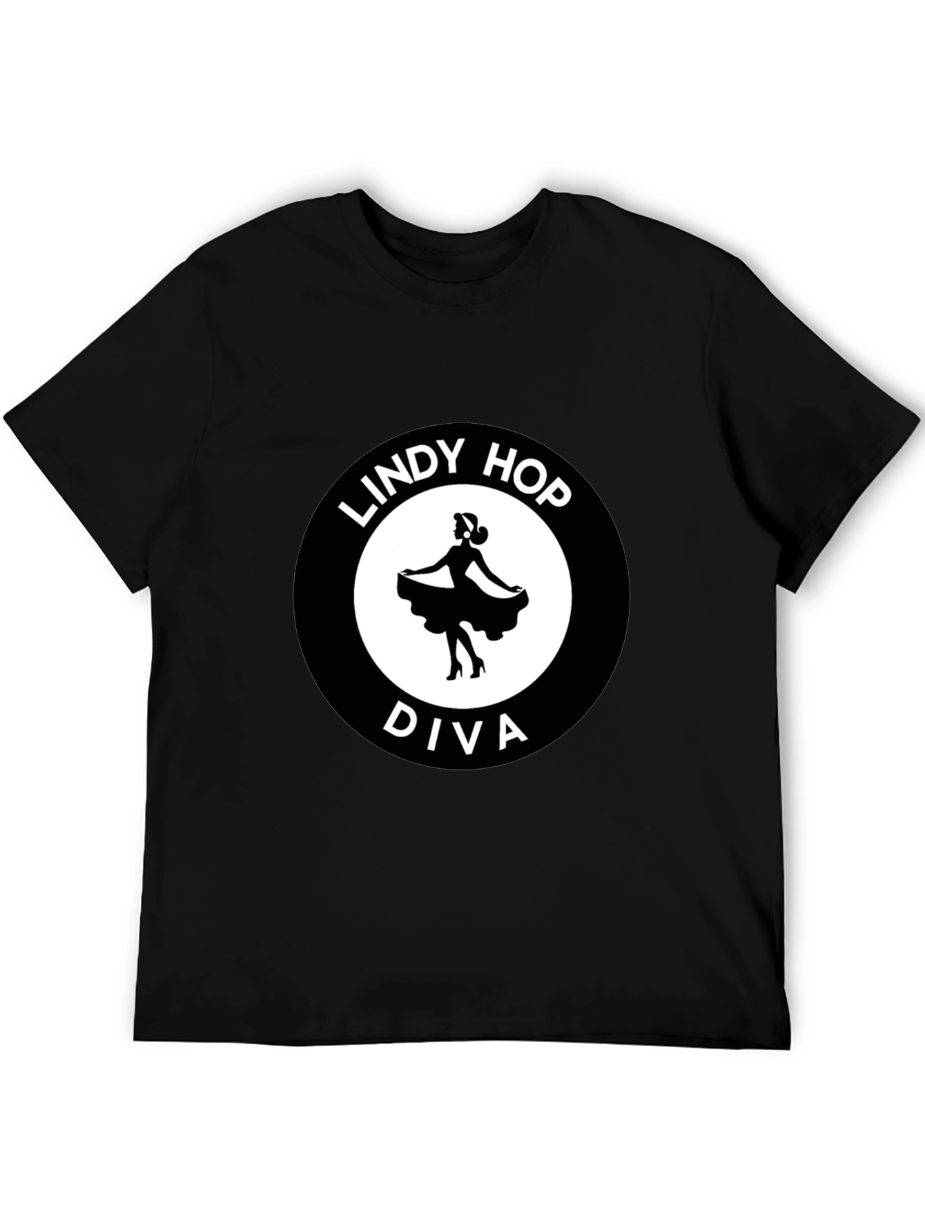 Lindy Hop Diva T-Shirt - Retro Dance Tee