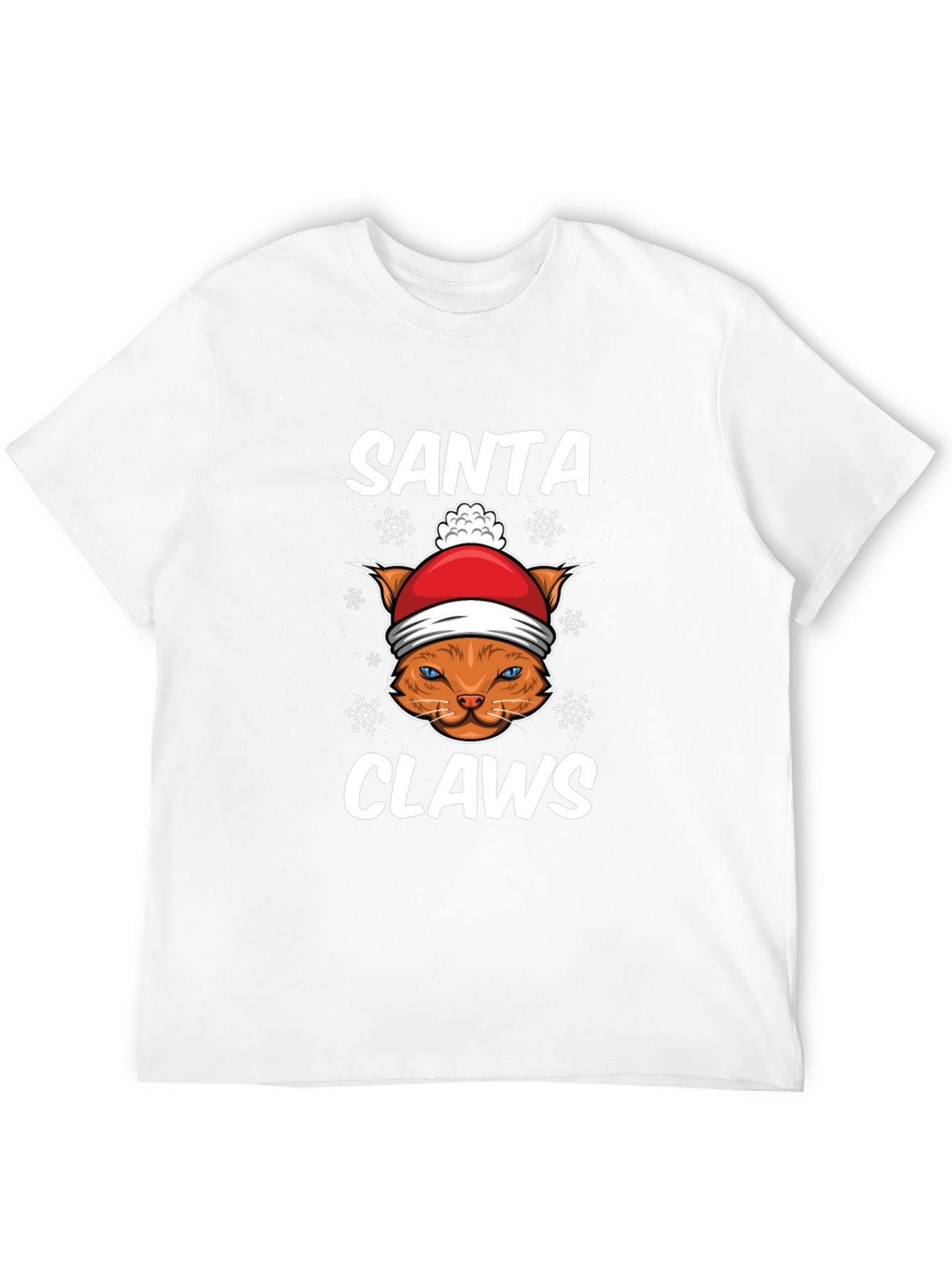Santa Claws Cat Christmas T-Shirt