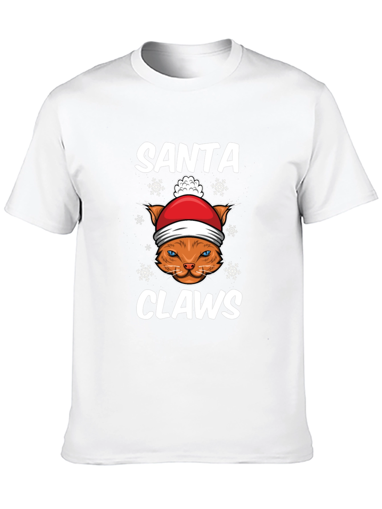 Santa Claws Cat Christmas T-Shirt