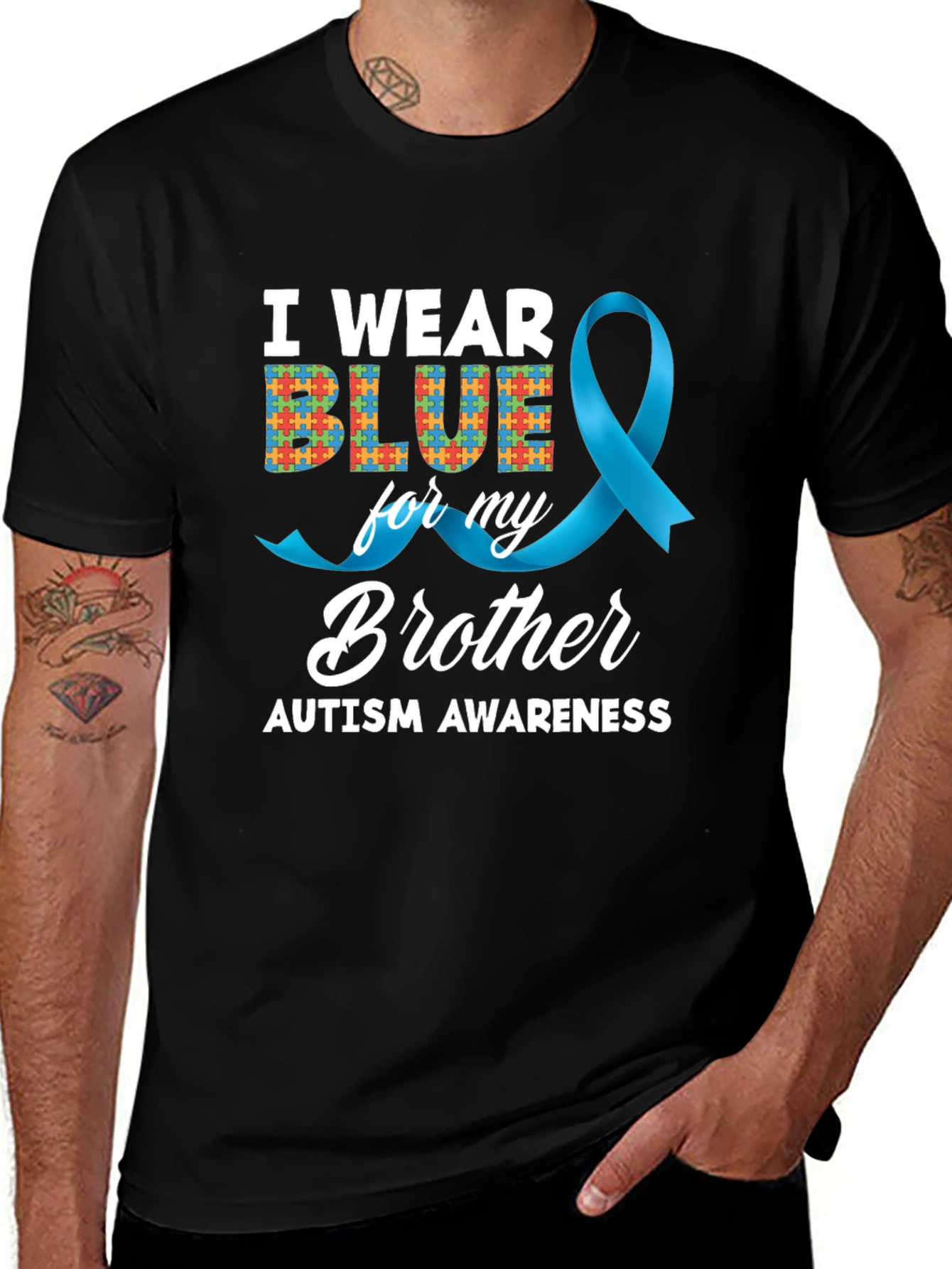 Autism Awareness Brother T-Shirt
