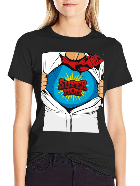 Super Mom Superhero T-Shirt - Gift for Mothers Day