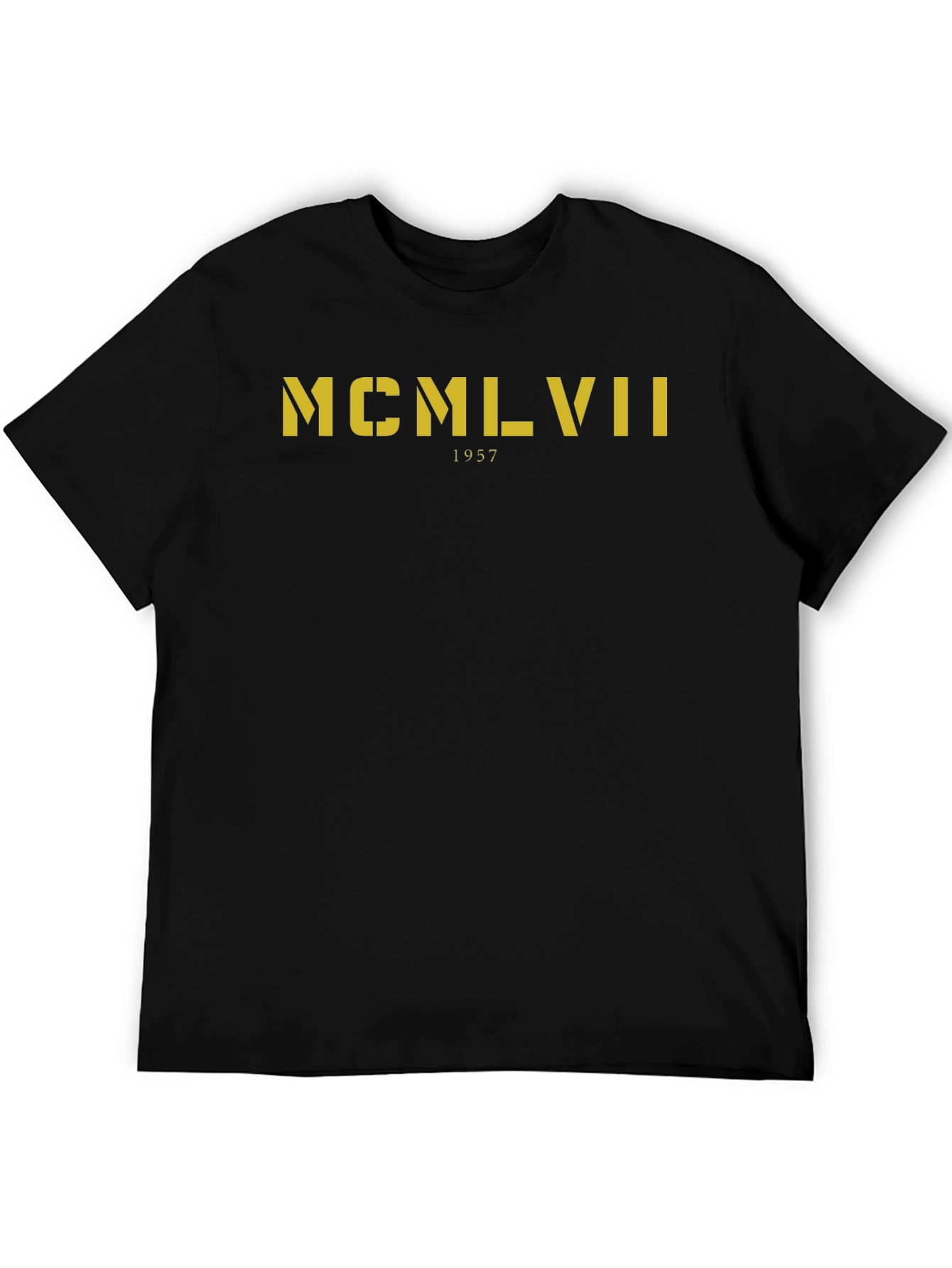 MCMLVII 1957 Graphic T-Shirt - Black