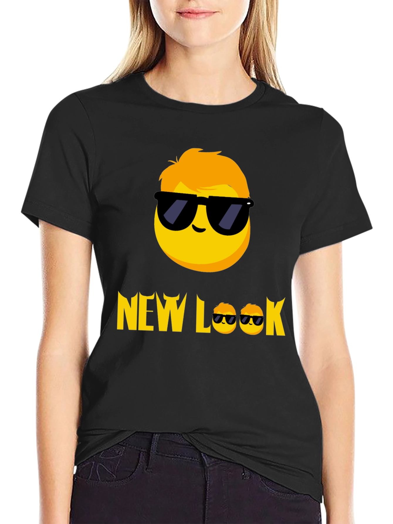 Cool Emoji Graphic Tee - New Look Black T-Shirt