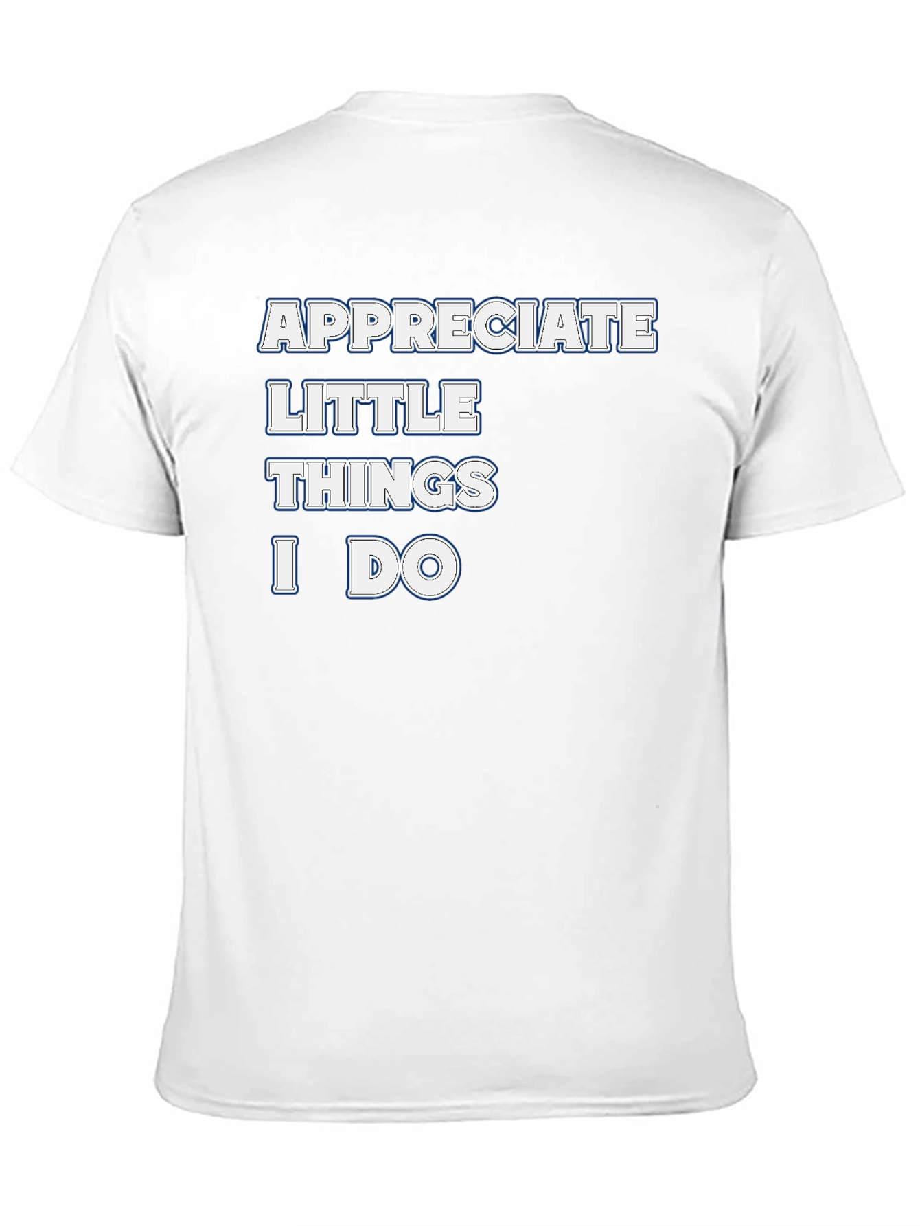 Appreciate Little Things Black Graphic Tee