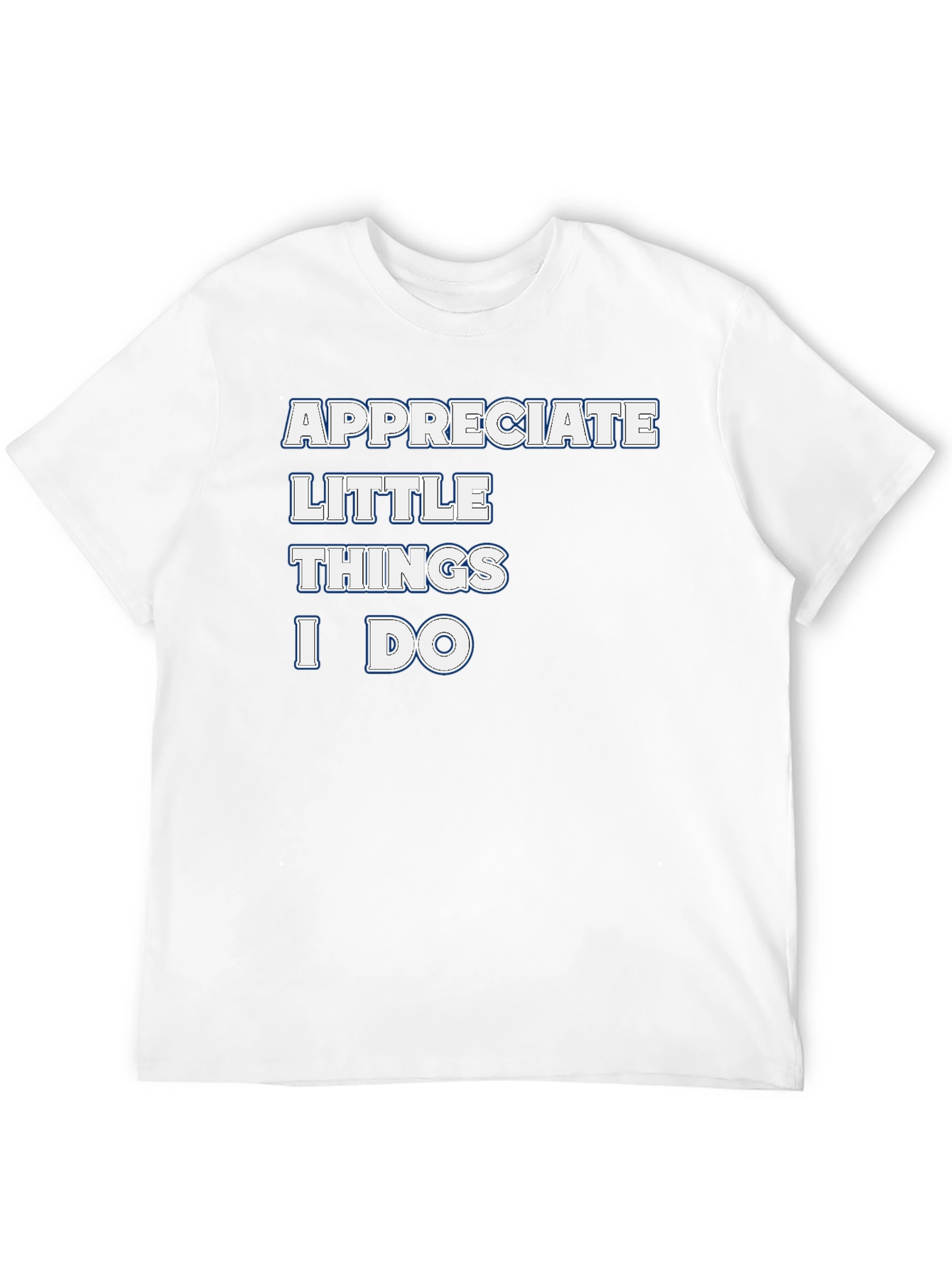 Appreciate Little Things Black Graphic Tee