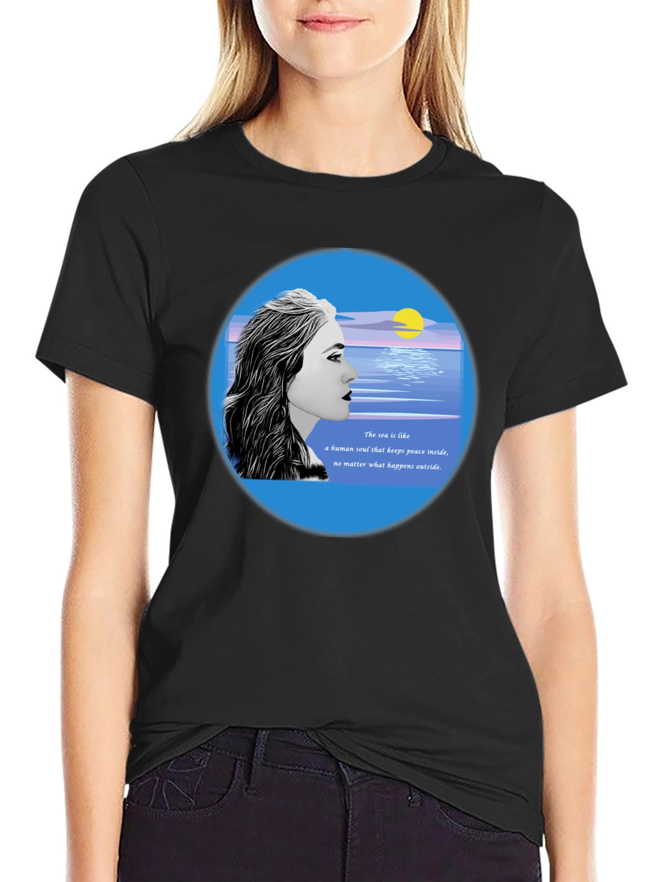 Sea Soul T-Shirt - Peace Inside No Matter What
