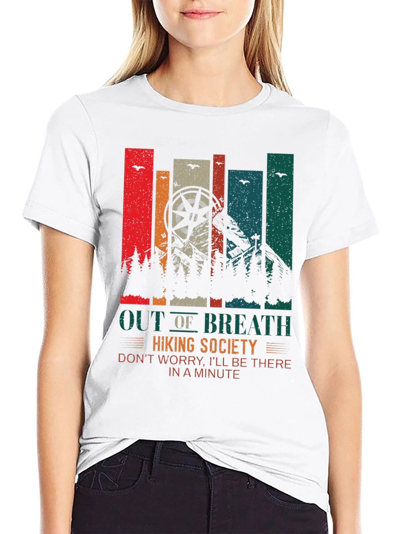 Out of Breath Hiking Society Graphic Tee