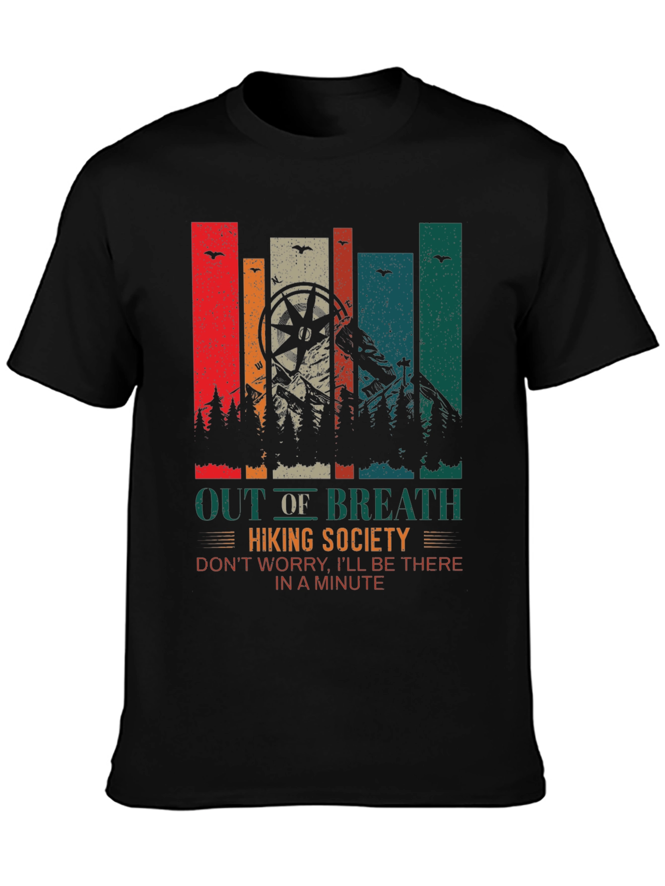 Out of Breath Hiking Society Graphic Tee