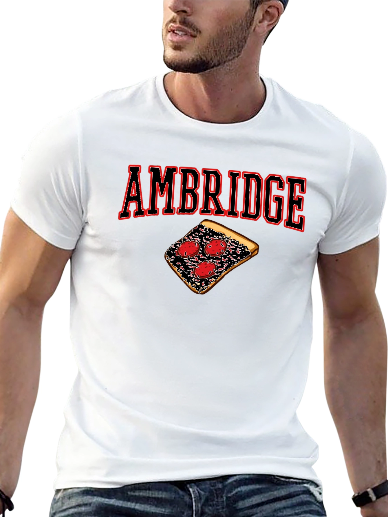 Ambridge Pizza Graphic T-Shirt