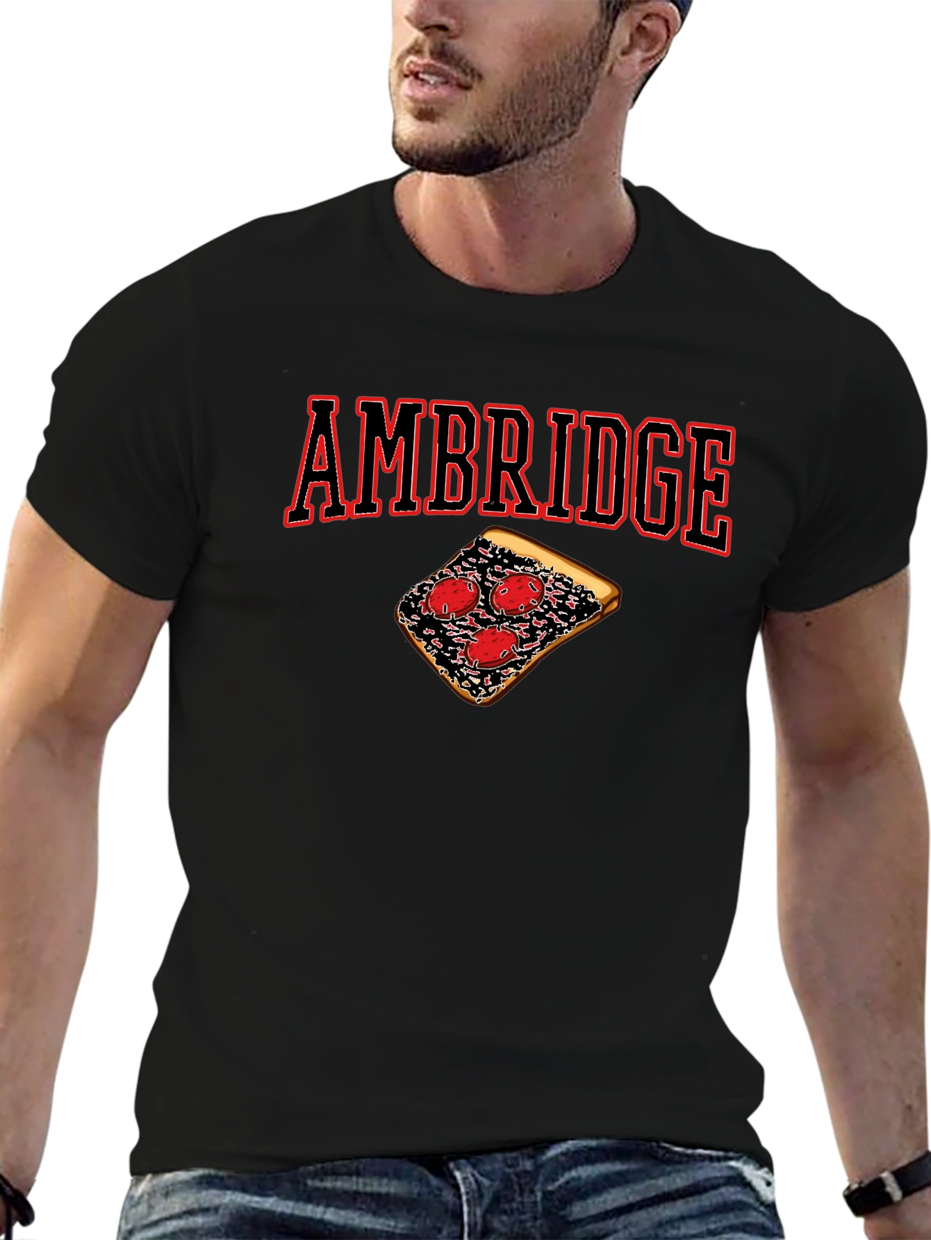 Ambridge Pizza Graphic T-Shirt
