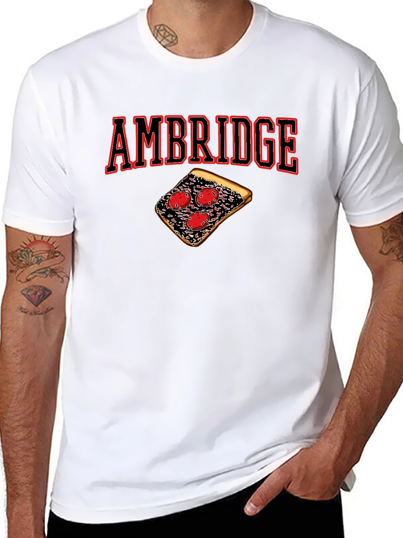 Ambridge Pizza Graphic T-Shirt