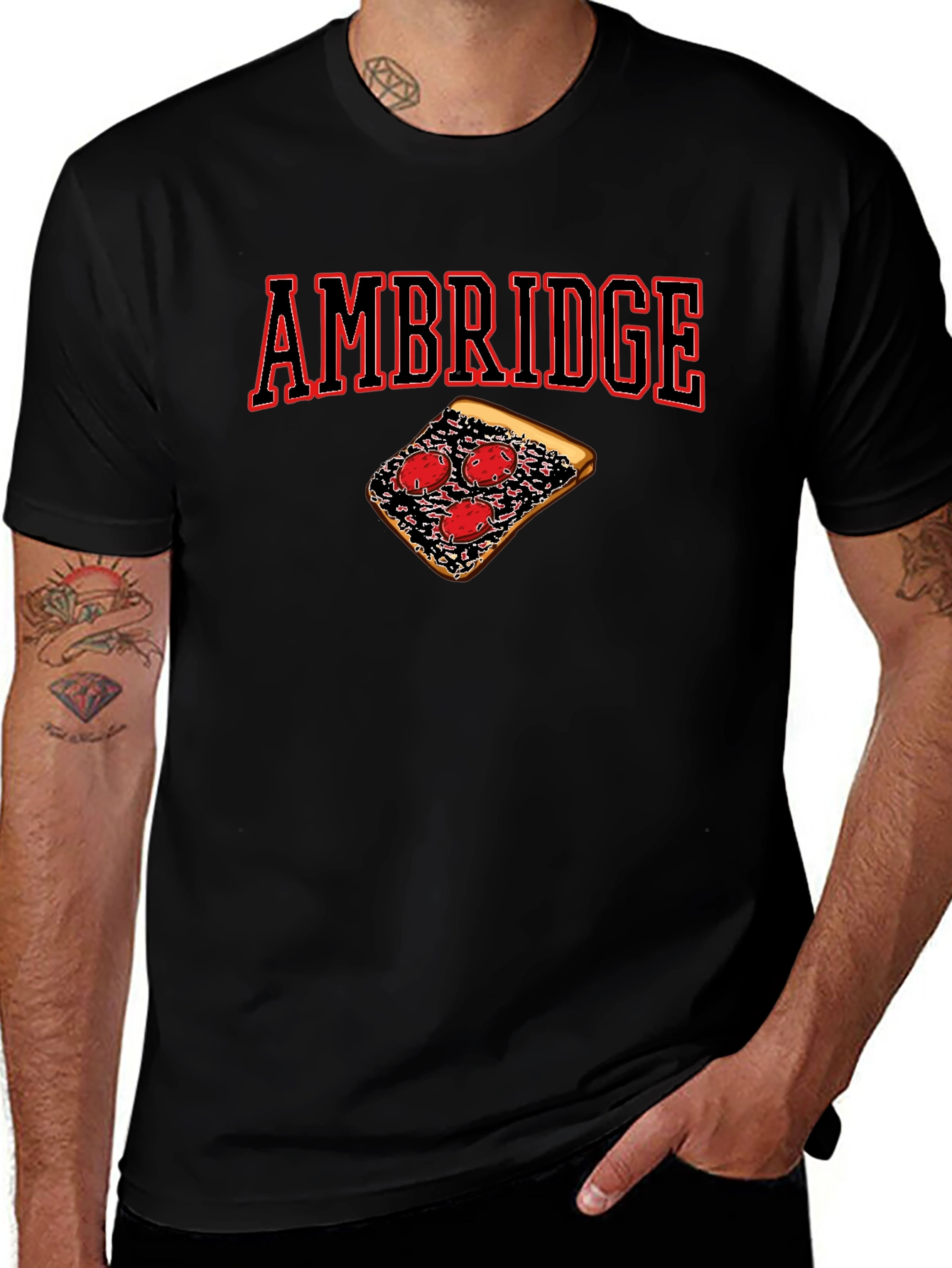 Ambridge Pizza Graphic T-Shirt