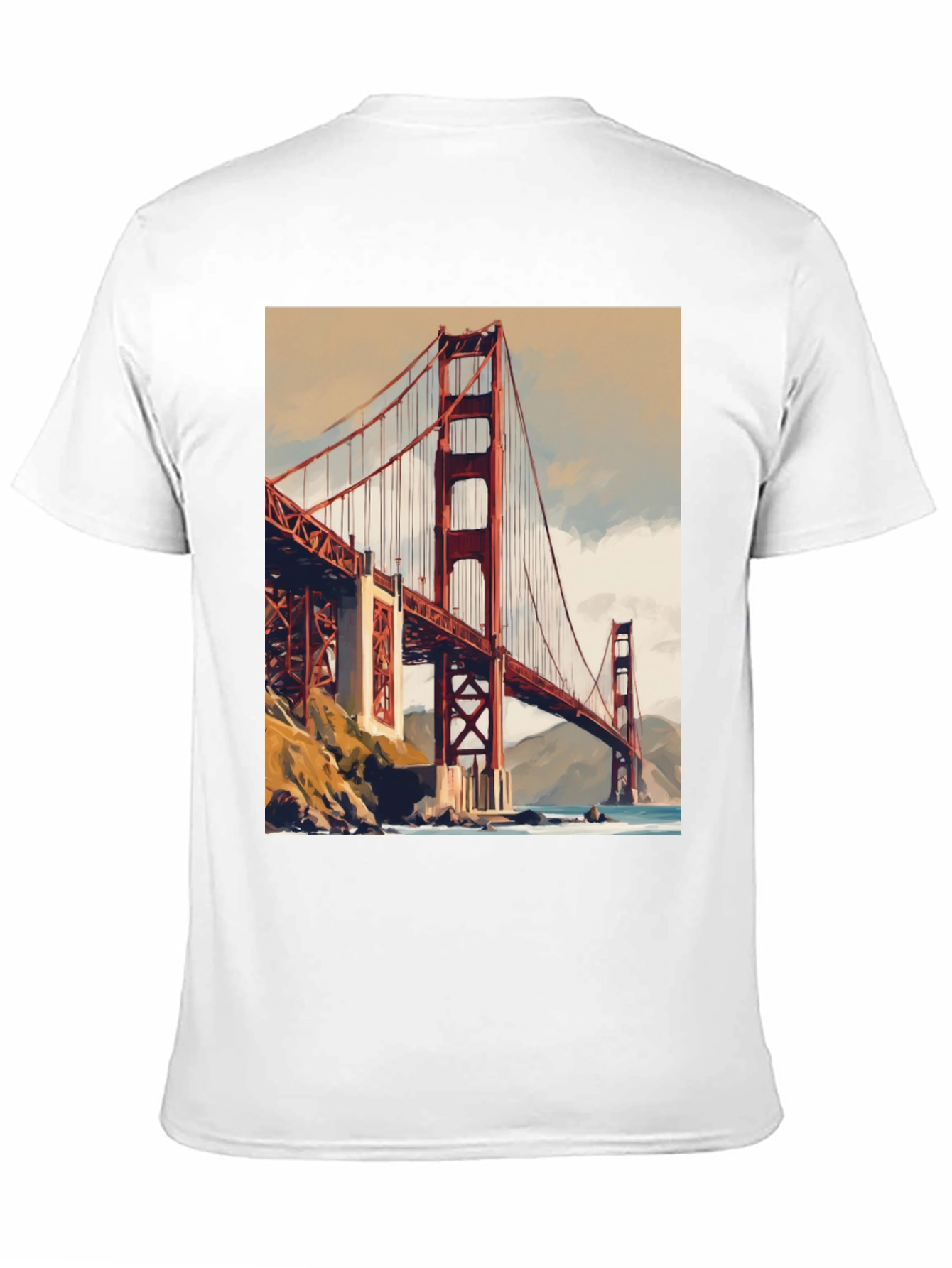 Golden Gate Bridge Graphic Tee - San Francisco Souvenir