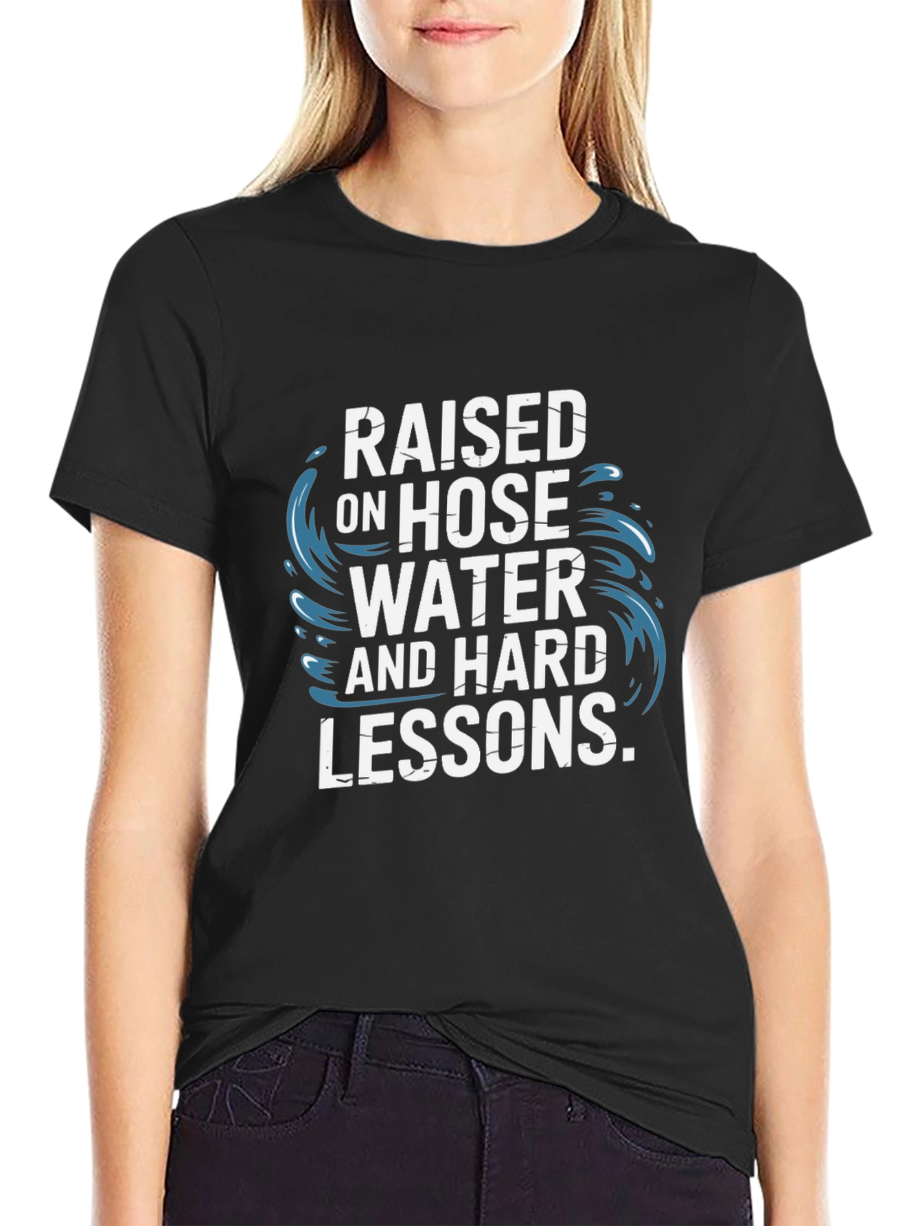 Raised on Hose Water T-Shirt - Black
