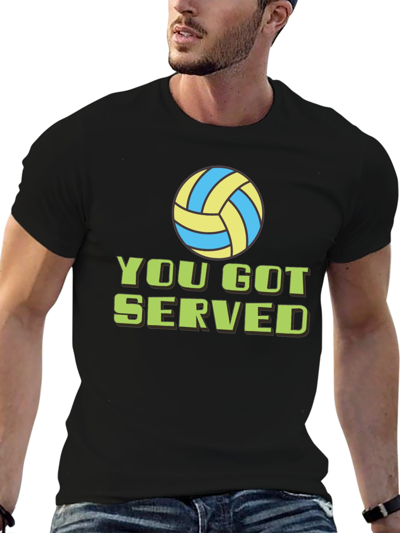 You Got Served Volleyball Graphic Tee
