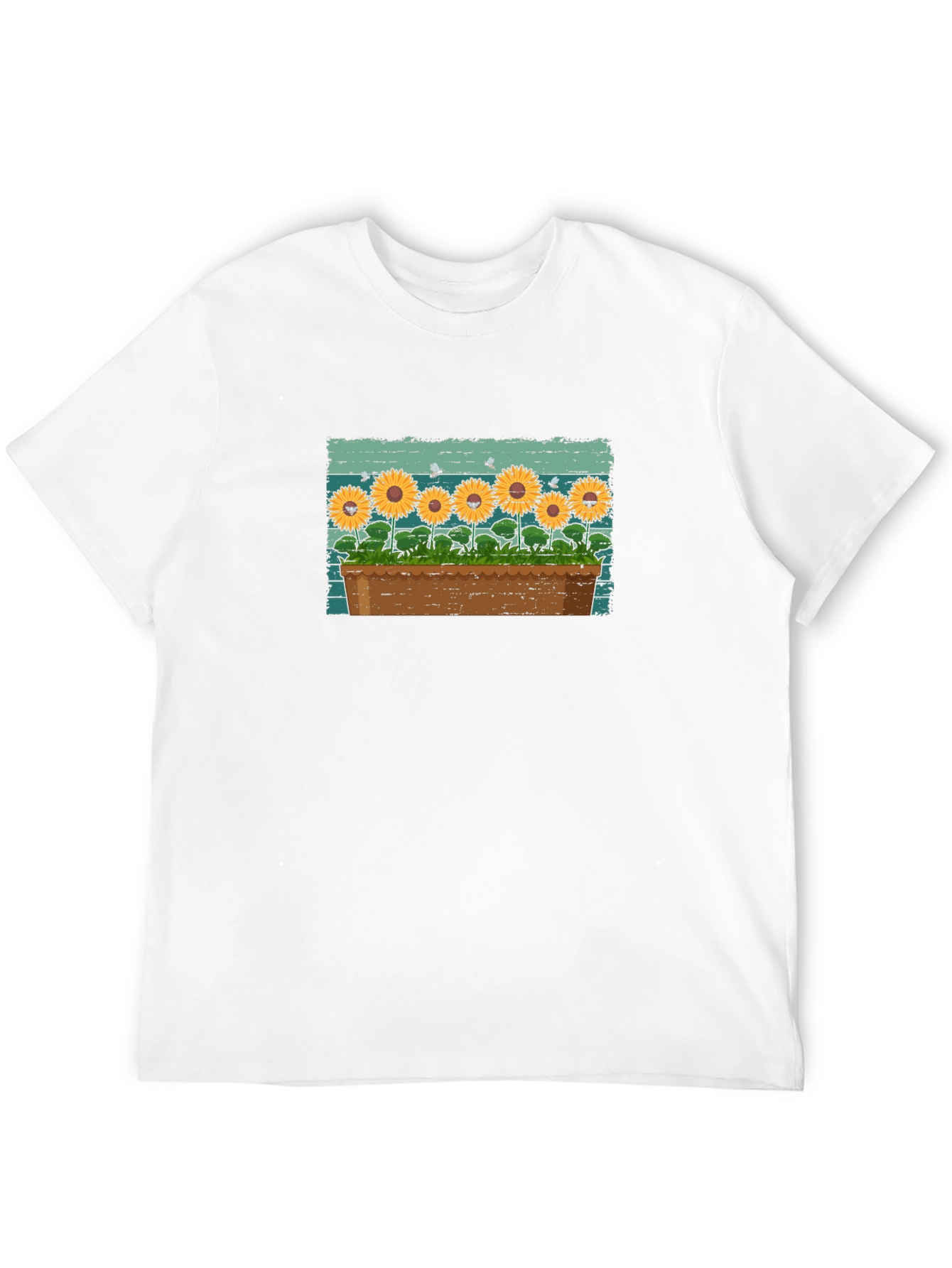 Sunflower Pot Graphic Tee