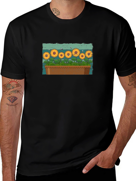 Sunflower Pot Graphic Tee