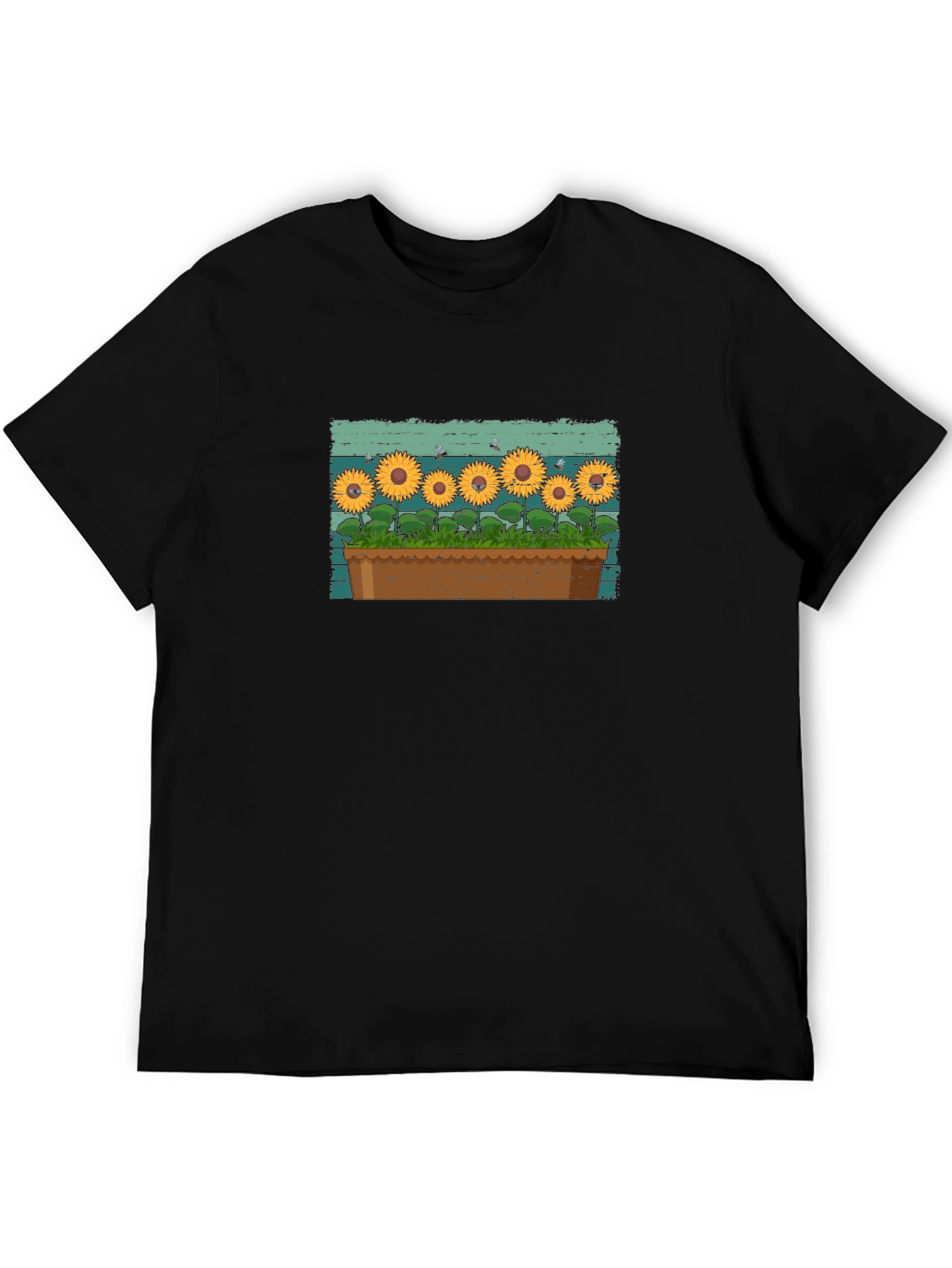 Sunflower Pot Graphic Tee