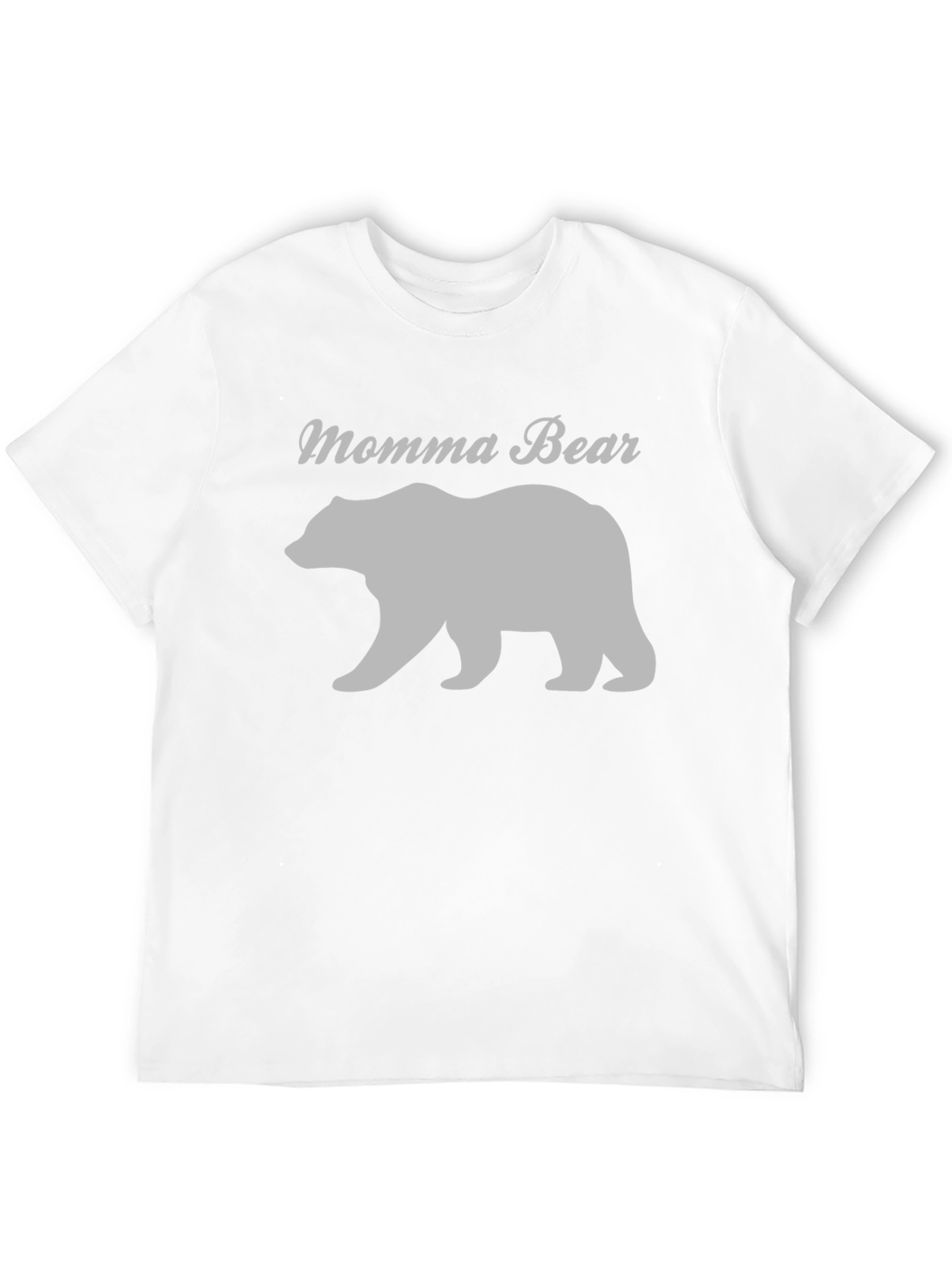 Momma Bear T-Shirt - Black Casual Tee