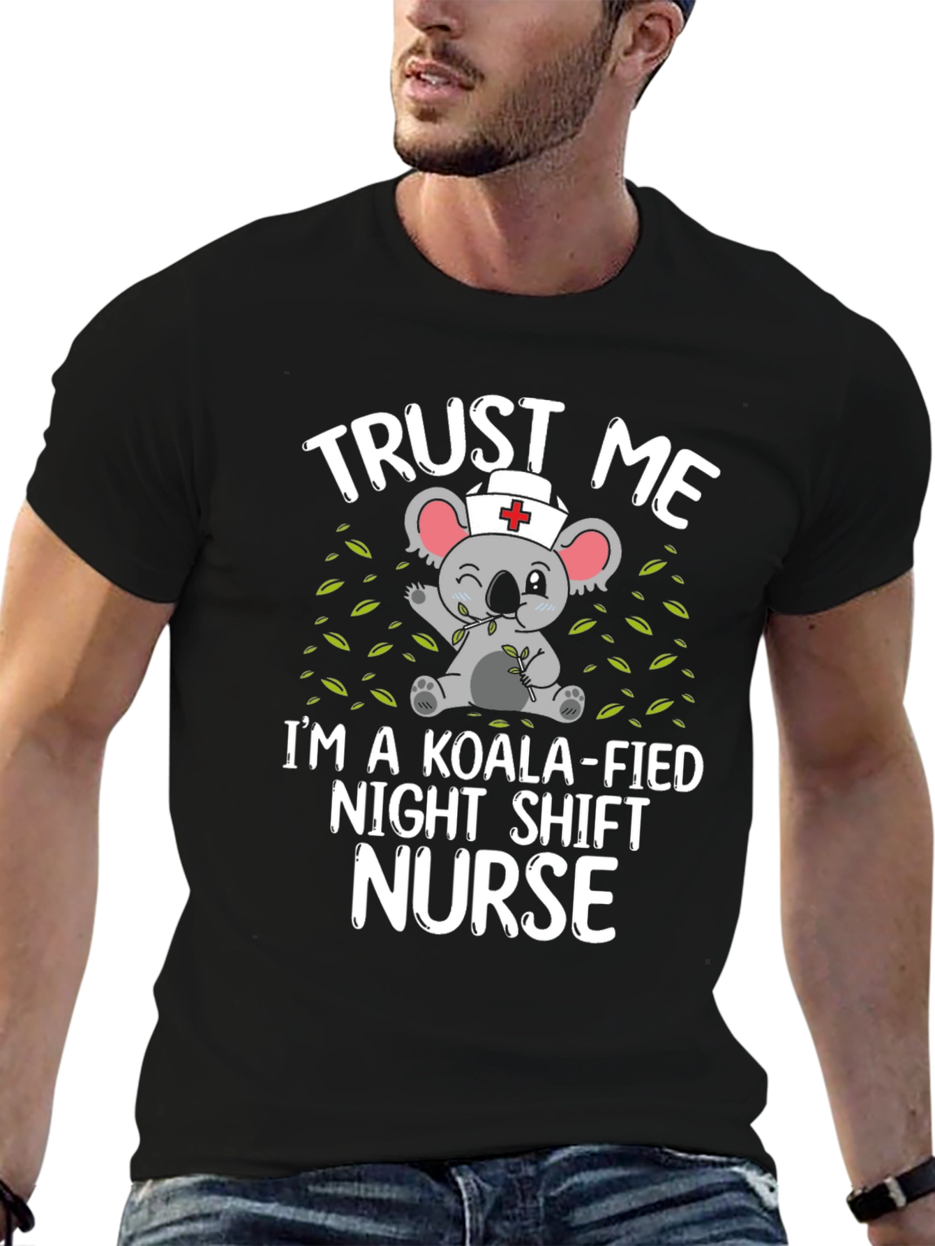 Koala-fied Night Shift Nurse T-Shirt